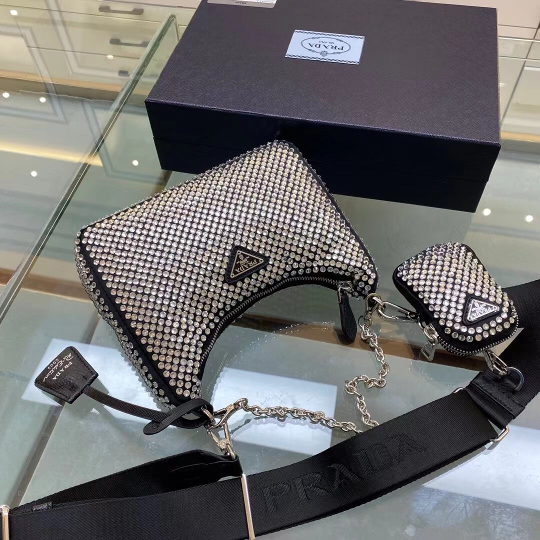 Prada 1BH204 Re-Edition 2005 Re-Nylon Women Shoulder Bags Size 22*18*6cm