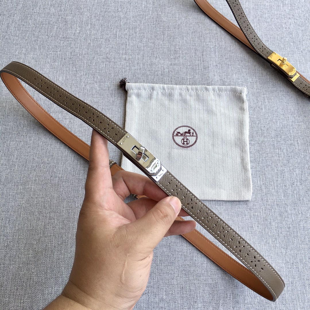 Hermes Kelly Women Belt Width 1.8cm