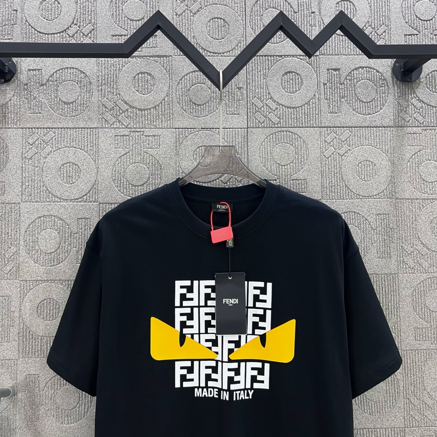 Fendi T Shirt Demon Eye Logo Size XS-L