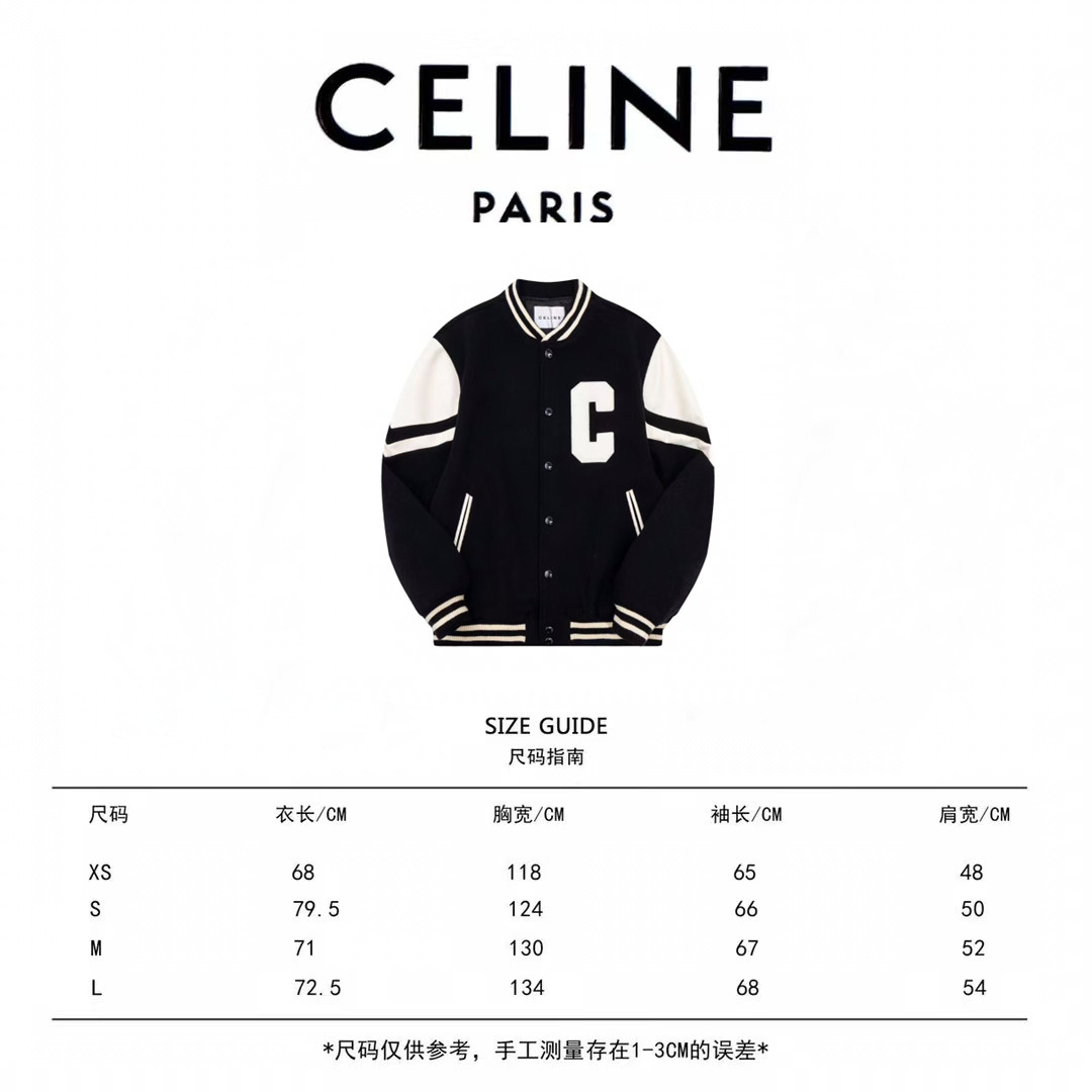 Celine Unisex Jacket Size S-XL