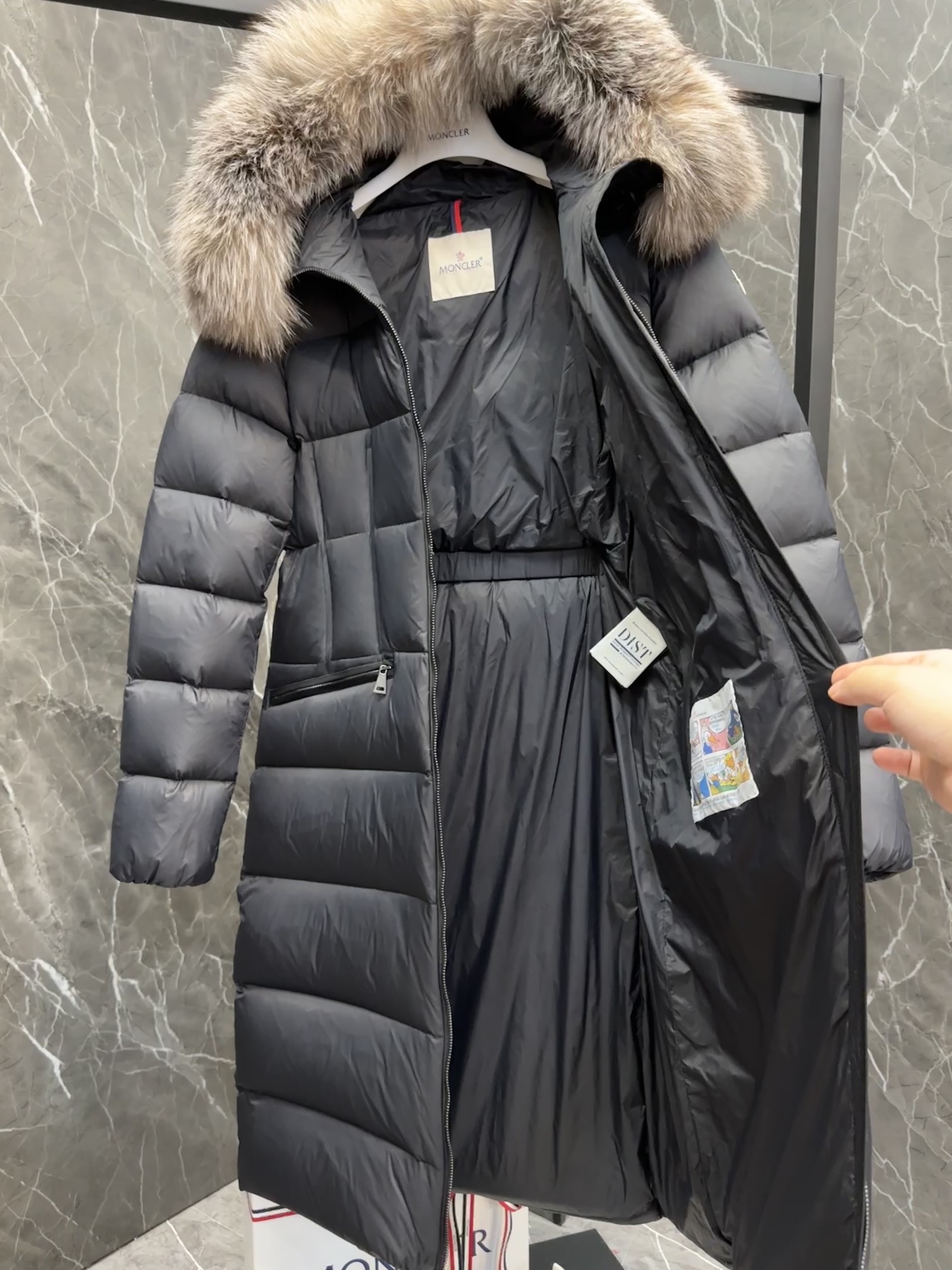 Moncler Boed Long Women Down Jacket Size S-XL