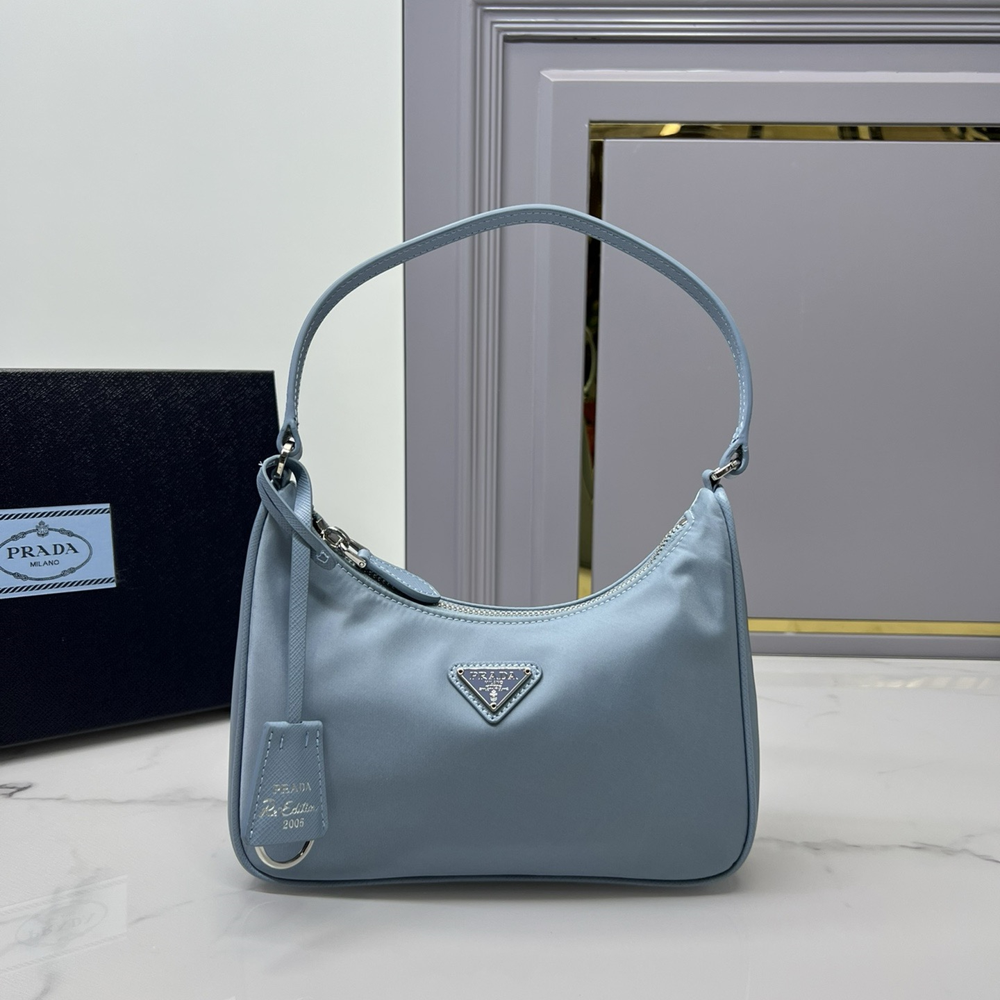 Prada 1NE204 Redition 2005 Women Shoulder Bags 22*18*6.5cm