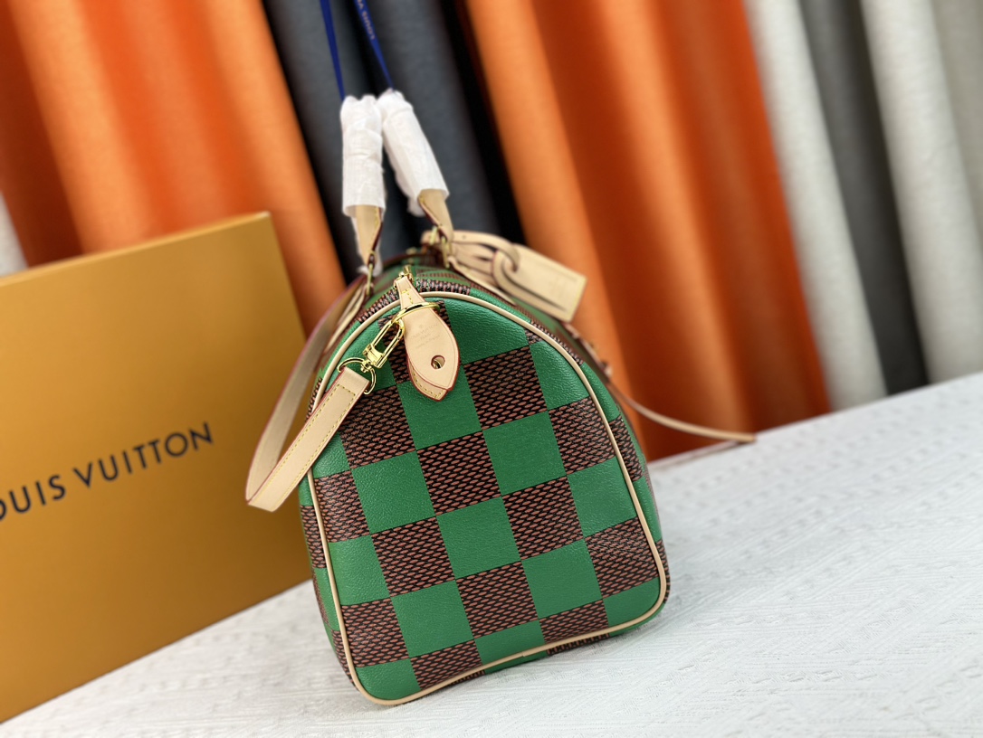 Louis Vuitton M24422 Speedy P9 Bandoulière 40 Monogram Leather Pharrell Williams Travel Bags Size 40*26*23cm