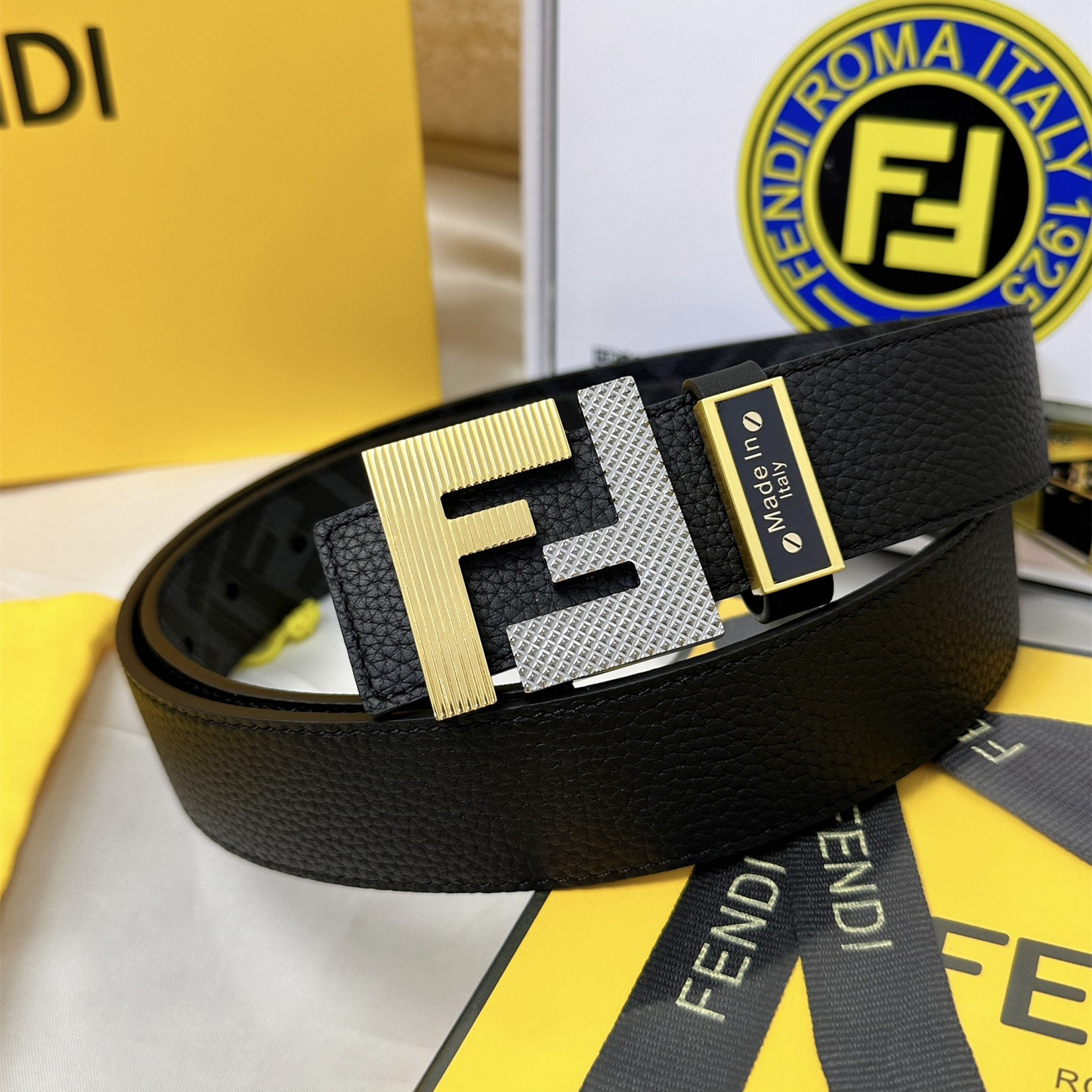 Fendi Mens Belt Width 3.8cm