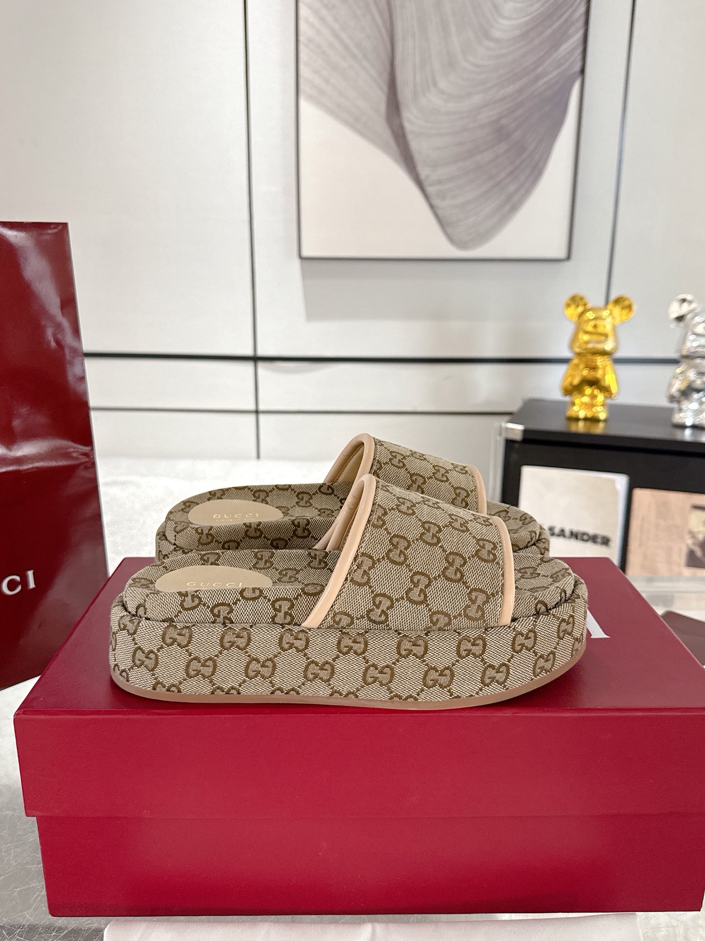 Gucci Platform Sandal Slippers Size 36-44