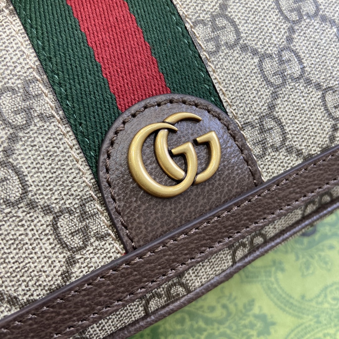 Gucci Ophidia Super-Mini Women Shoulder Bags Size 18.5*10*5.5cm