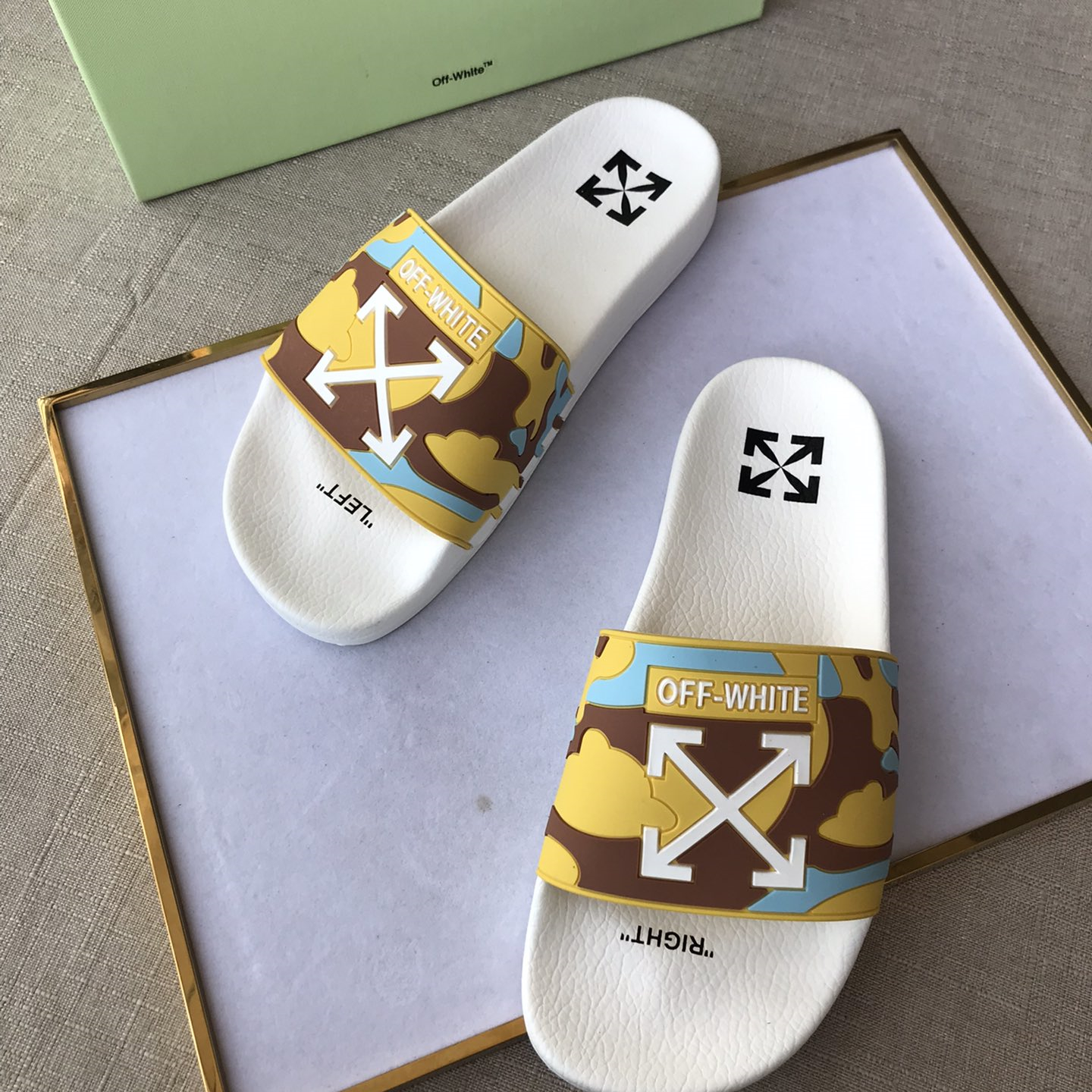 OFF White Mens Women Sandals Gr. 36-46