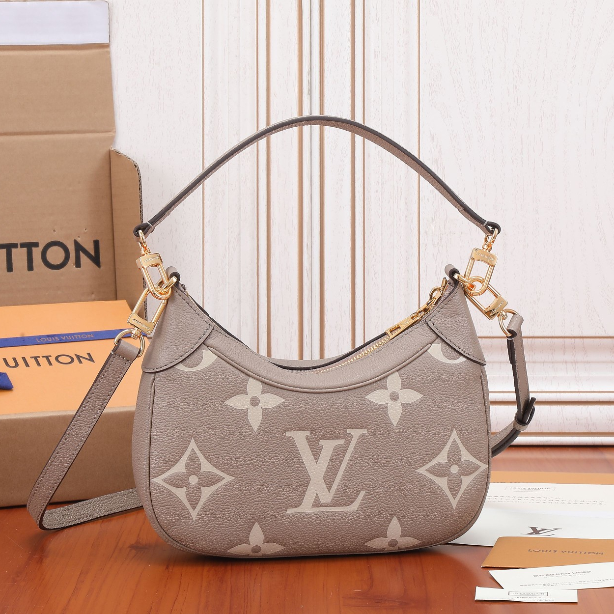 Louis Vuitton M46112 Bagatelle Women Shoulder Bags Size 22*14*9cm
