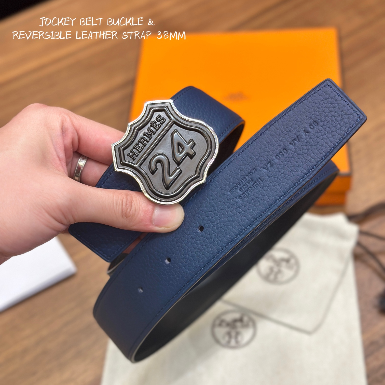 Hermes Mens Belt Width 3.8cm