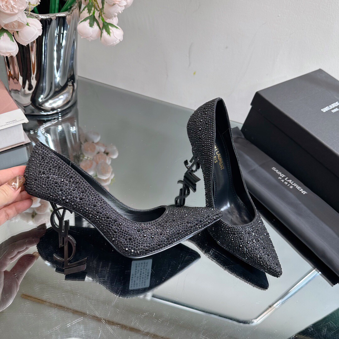 YSL Full Diamond Pumps Size 35-41