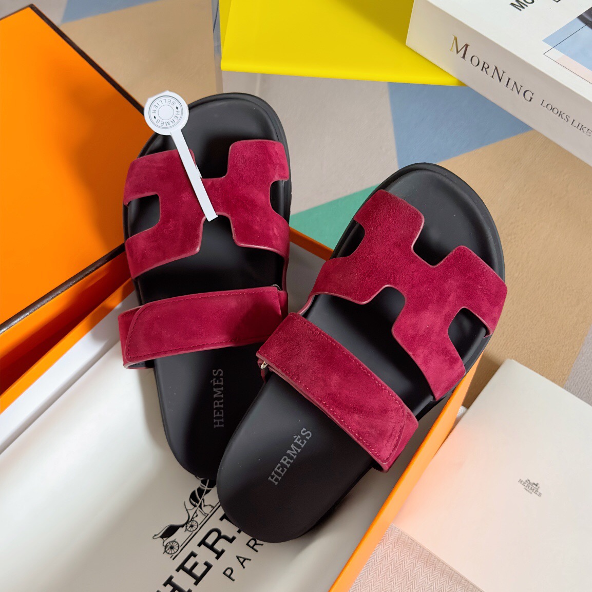 Hermes chypre Slippers Size 36-45