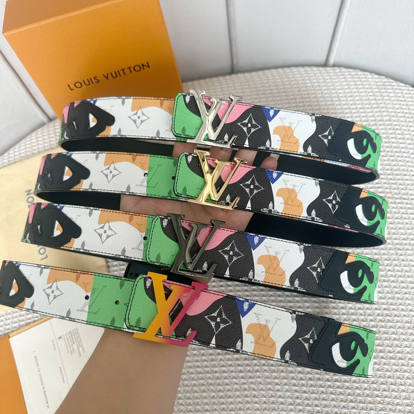 Louis Vuitton Mens Belt Width 4cm