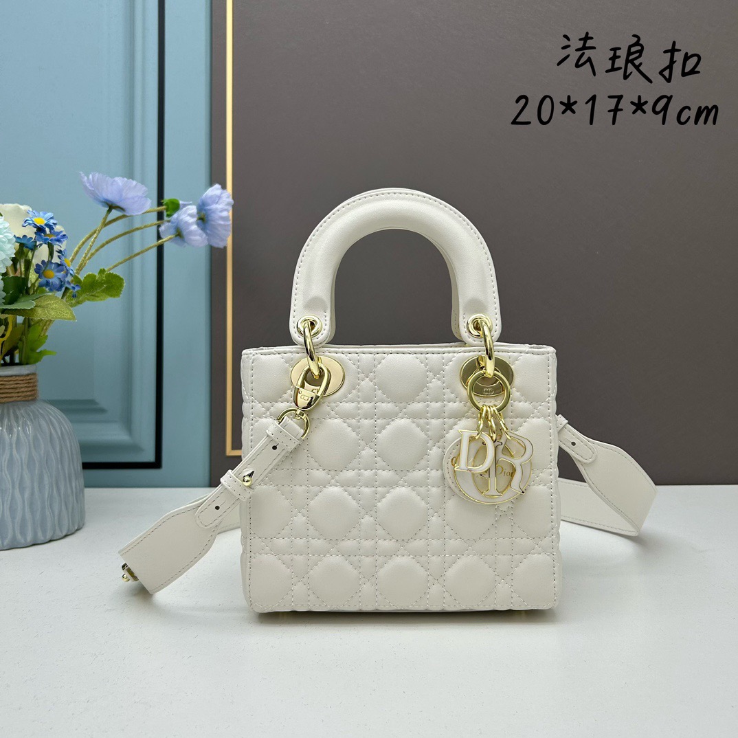 Dior Mini Lady Women Shoulder Bags 20*17*9cm