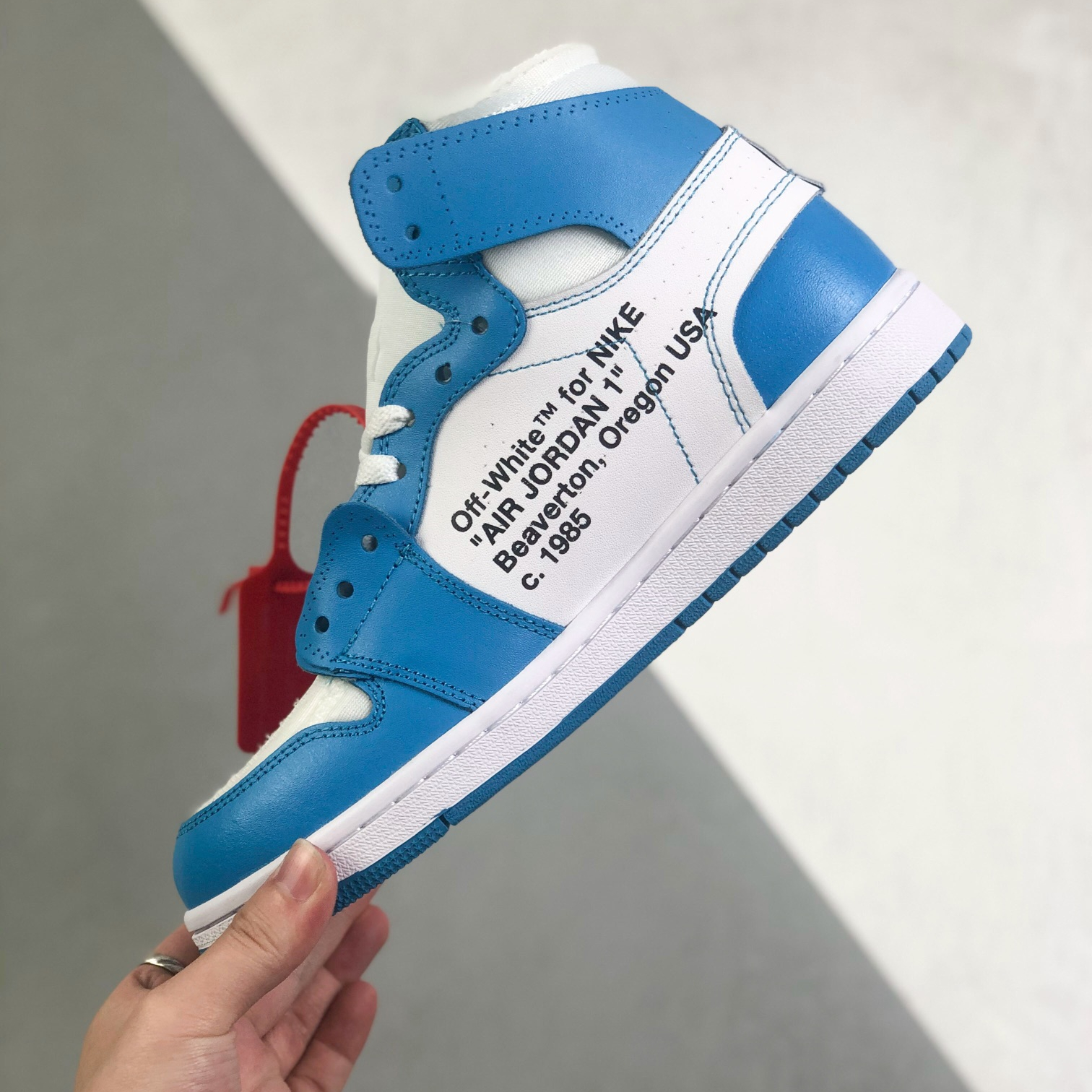 Nike Air Jordan 1 x OFF White High Top Sneakers Shoes Gr. 36-46