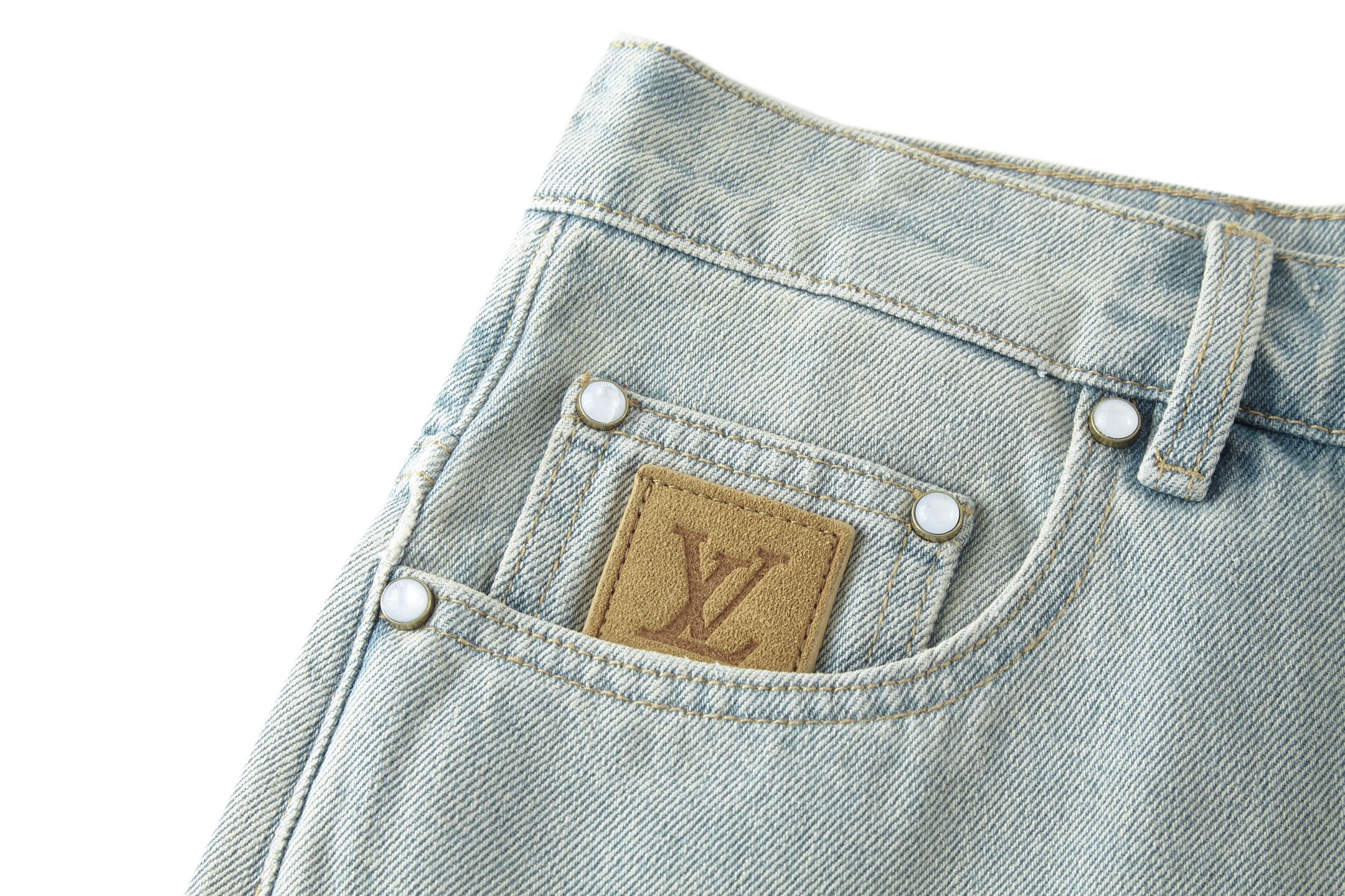 Louis Vuitton Unisex Jeans Size S-XL