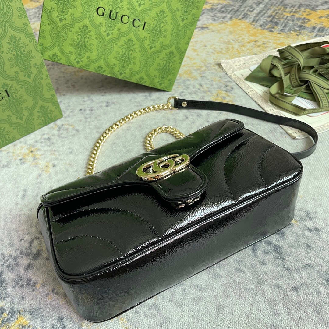Gucci Kleine GG Marmont Women Shoulder Bags Size 26*15*7cm