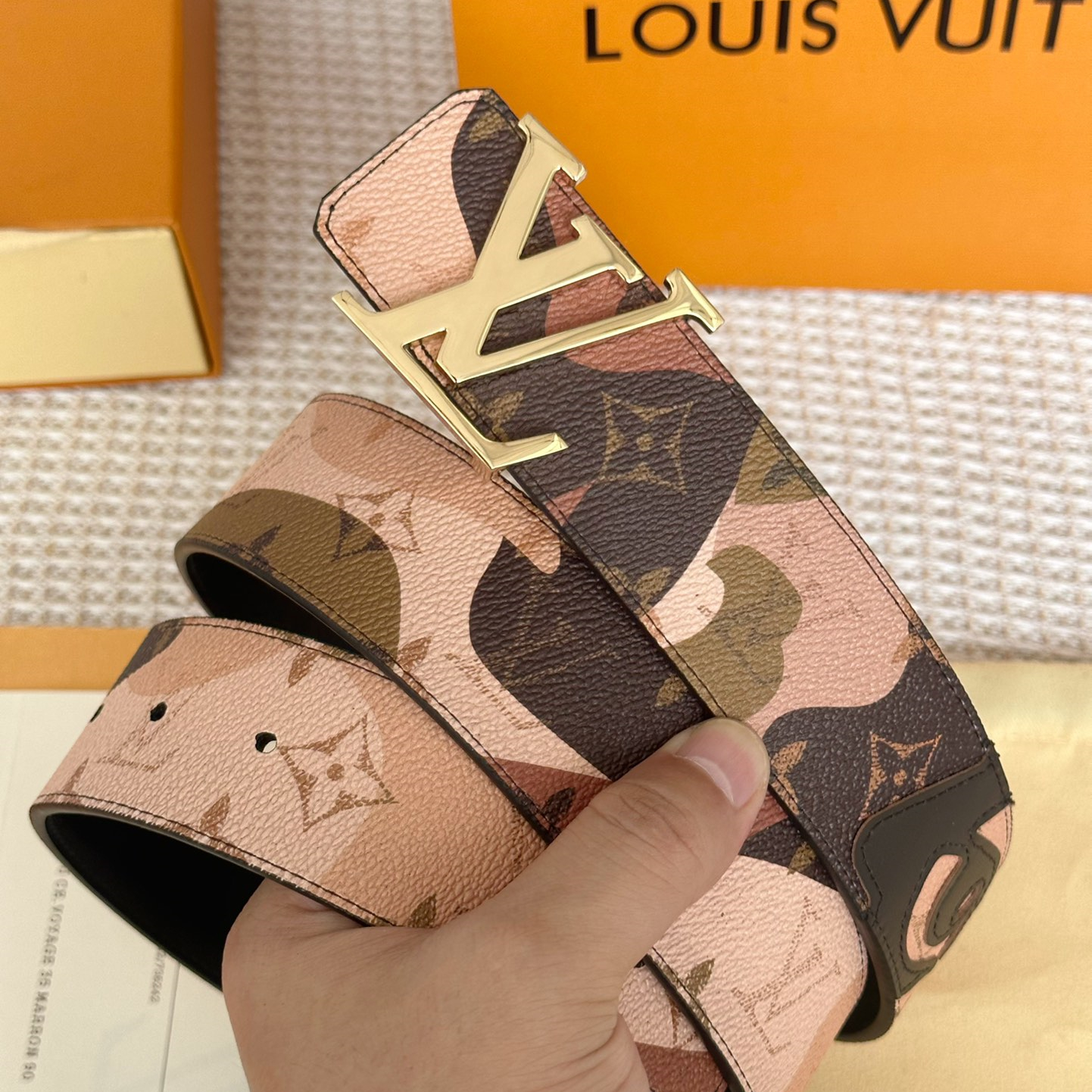 Louis Vuitton Mens Belt Width 4cm