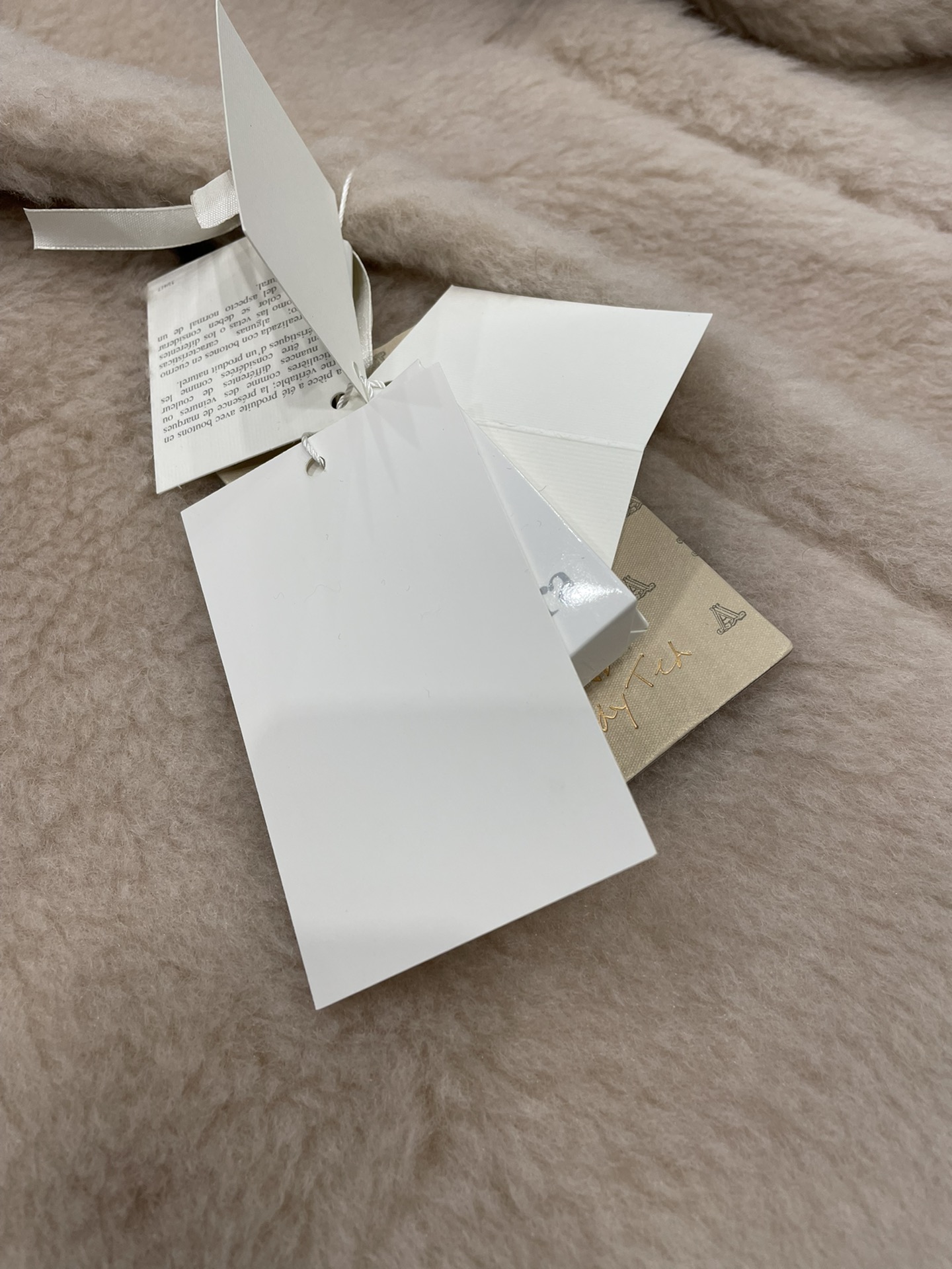 Max Mara Teddy fur long coat Size XS-M