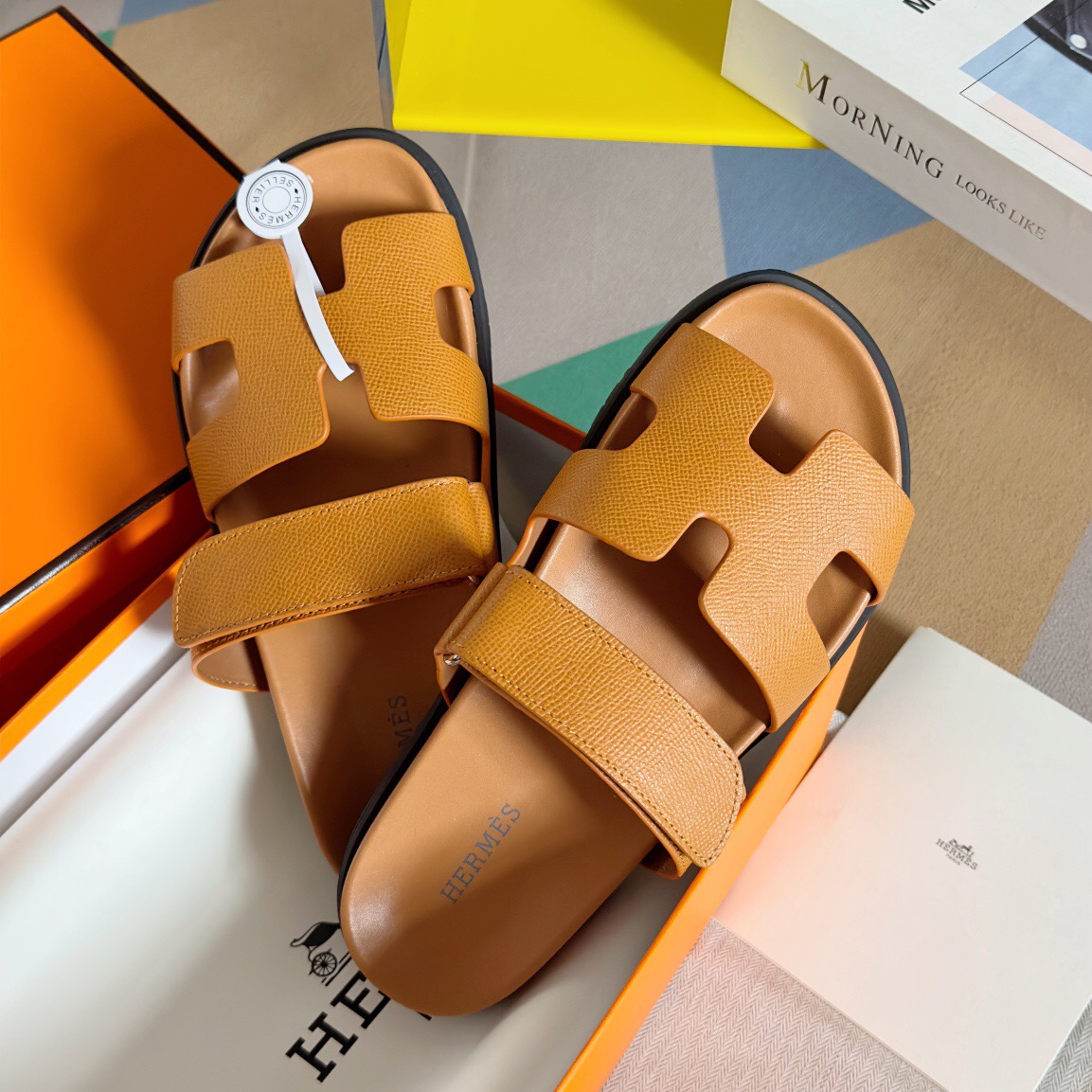 Hermes chypre Slippers Size 36-45