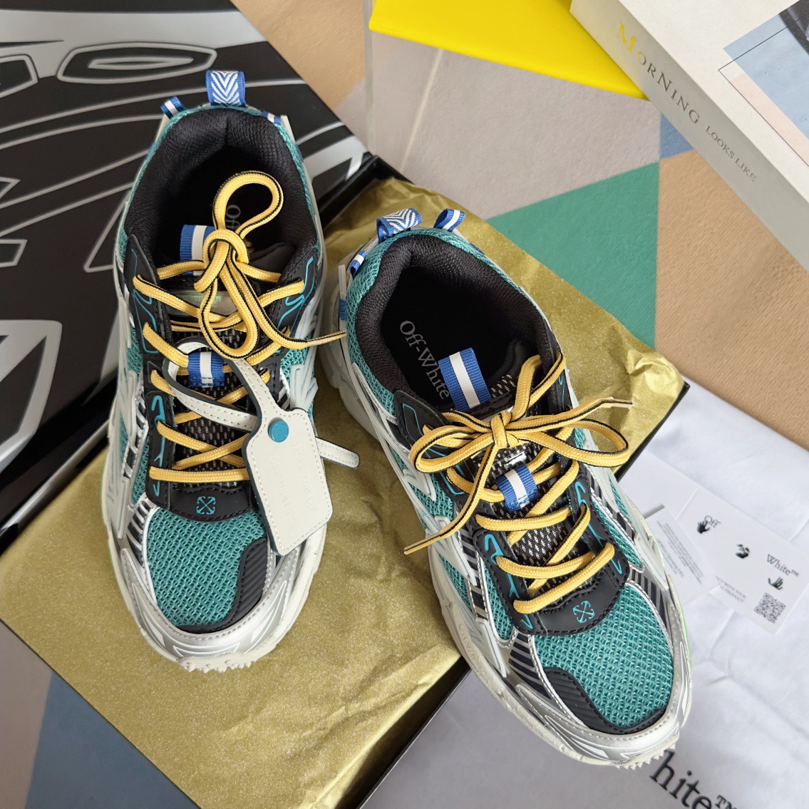 OFF White 2024ss Ow Be Right Back Sneaker Paris Size 36-46