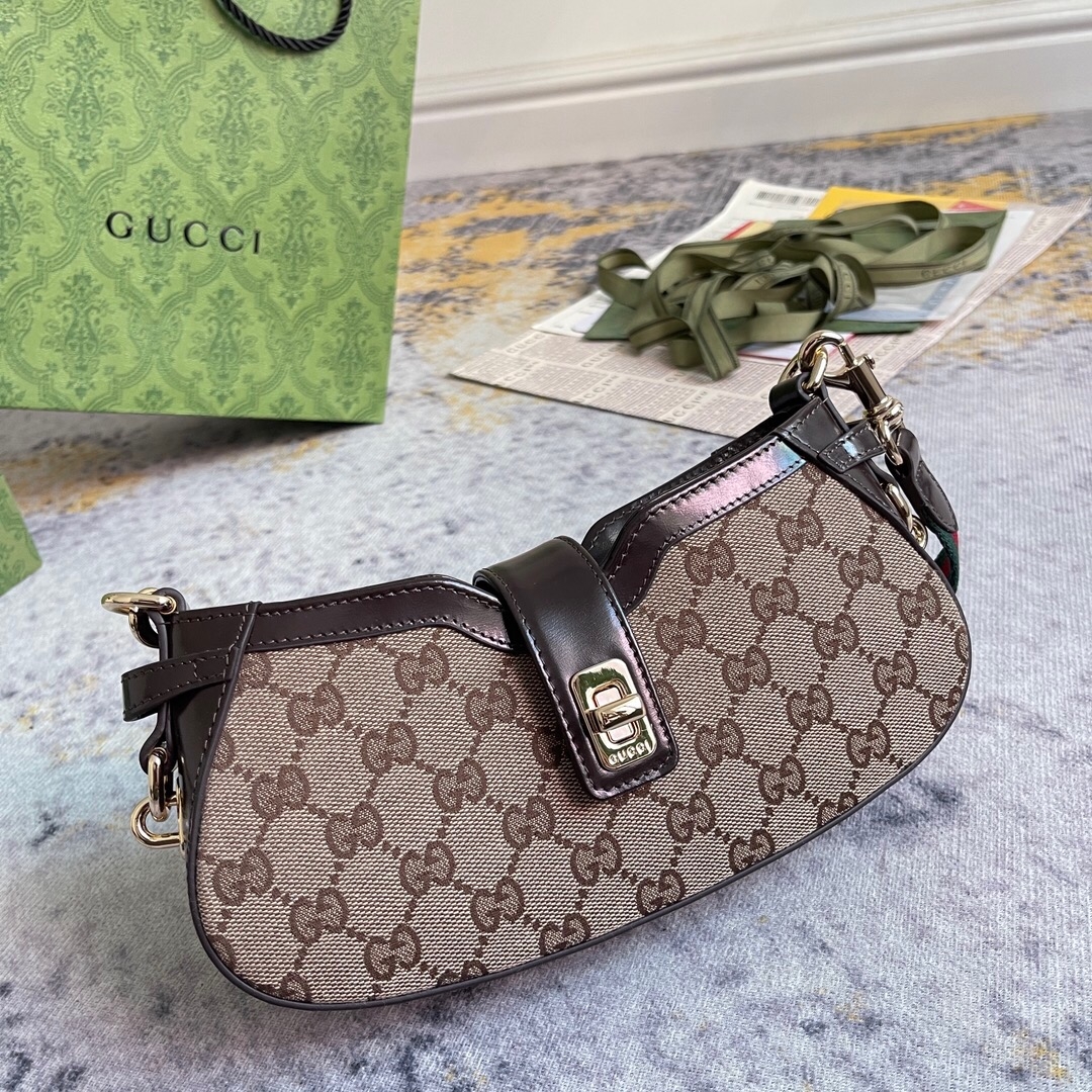 Gucci GG 786015 Moon side Women Shoulder Bags Size 24*12*5cm