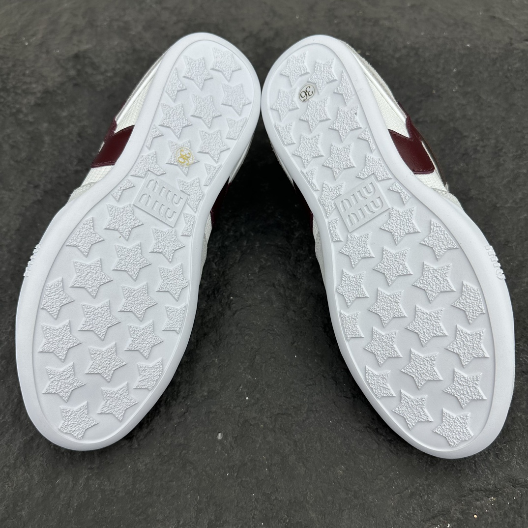 MiuMiu Suede leather and fabric Sneaker Size 35-40