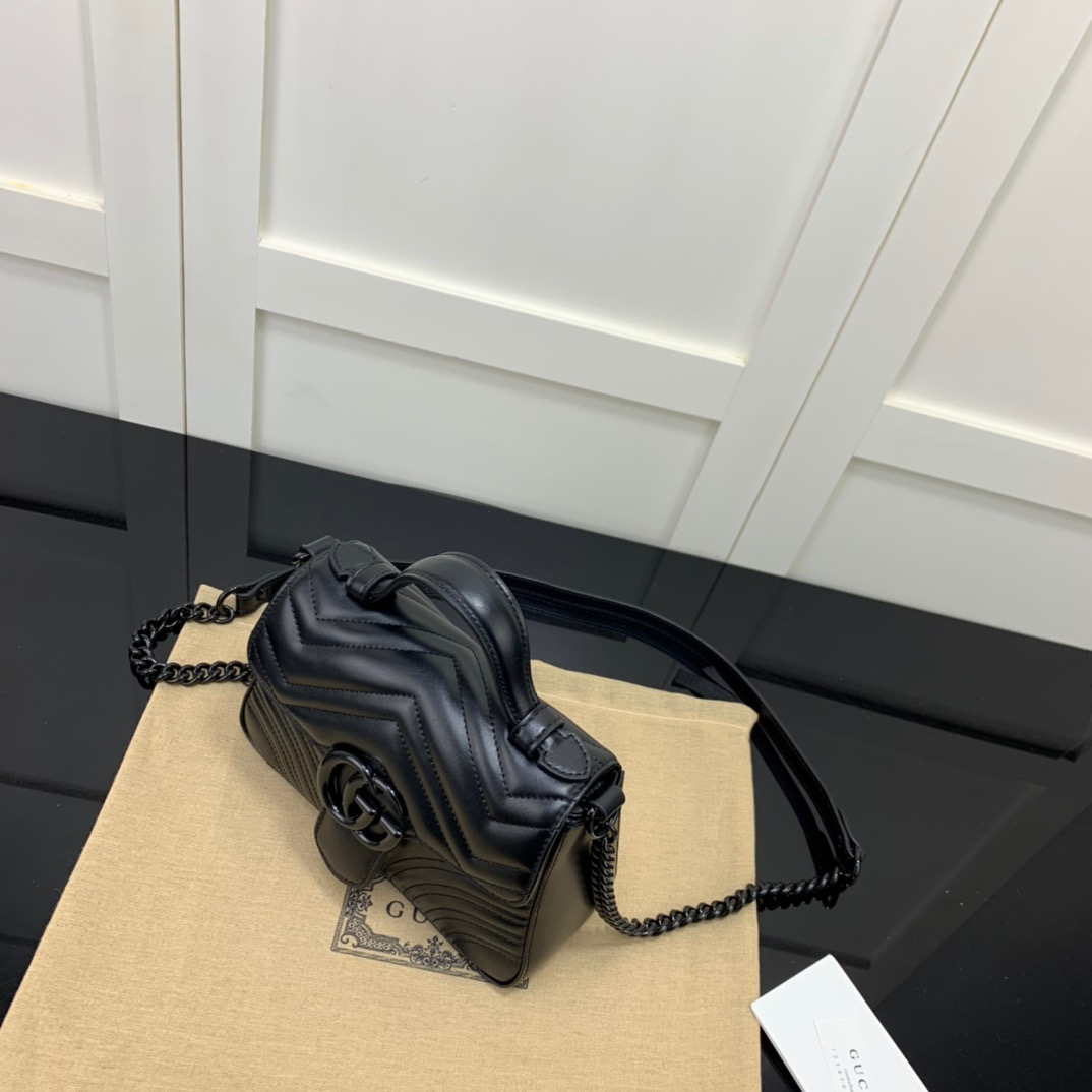 Gucci GG Marmont Top Handle Women Shoulder Bags Size 21*15.5*8cm