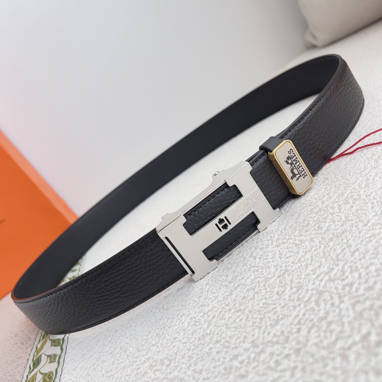 Hermes Mens Belt Width 3.5cm