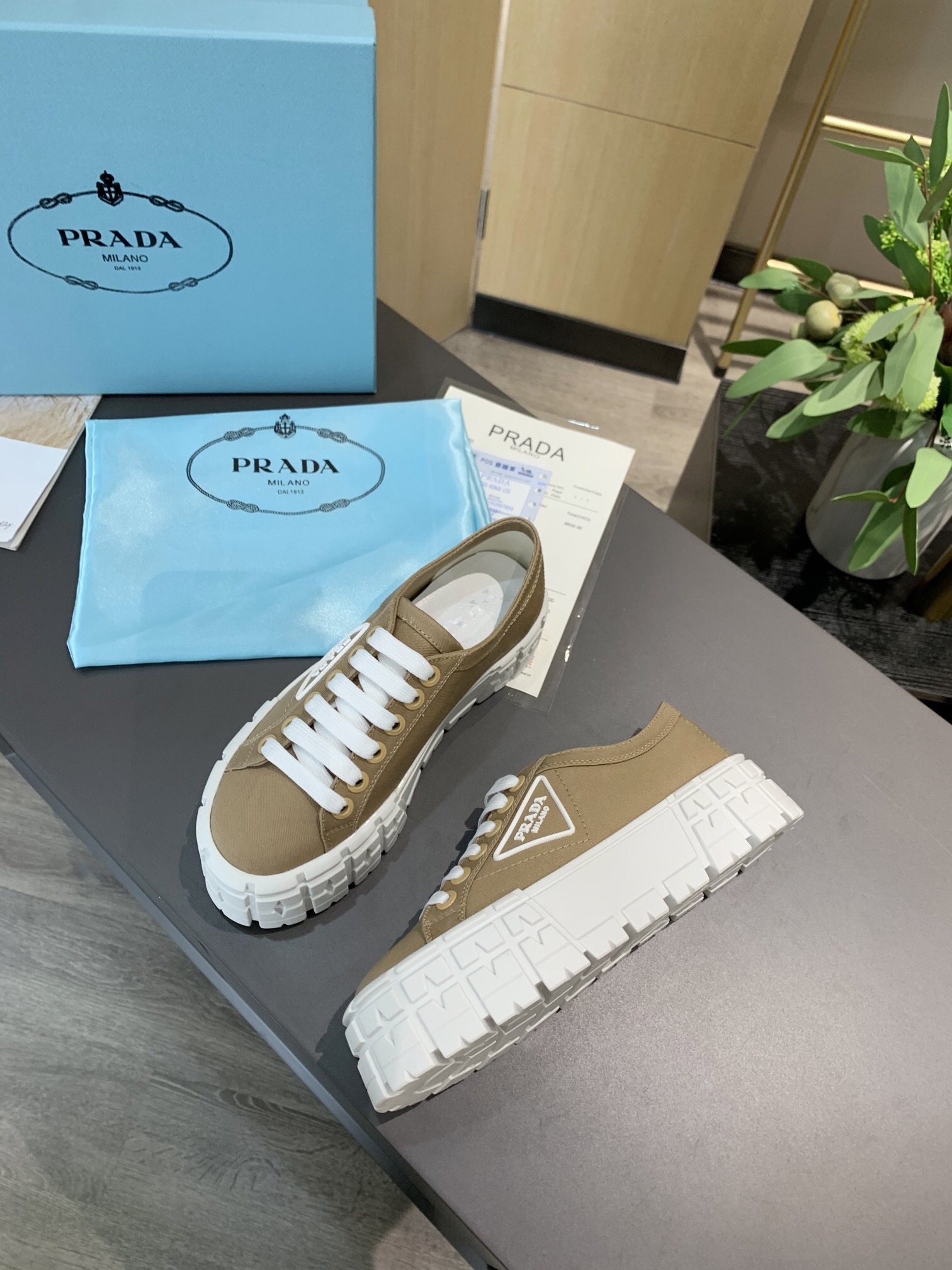 Prada 2024 New Double Wheel Re-Nylon gabardine Sneaker Size 36-41