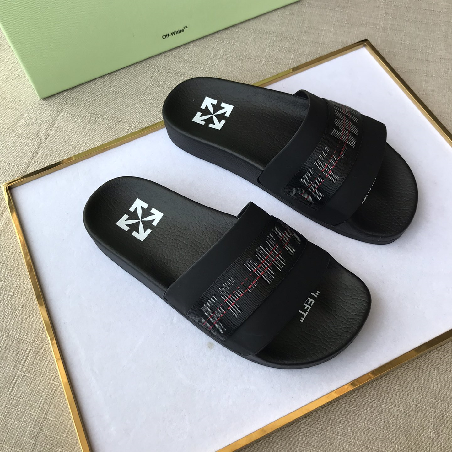 OFF White Mens Women Sandals Gr. 36-46