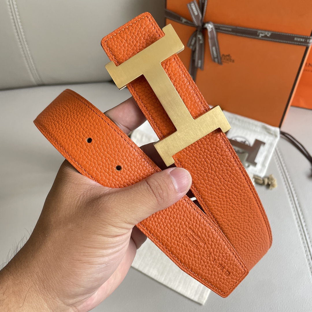 Hermes Mens Belt Width 3.8cm