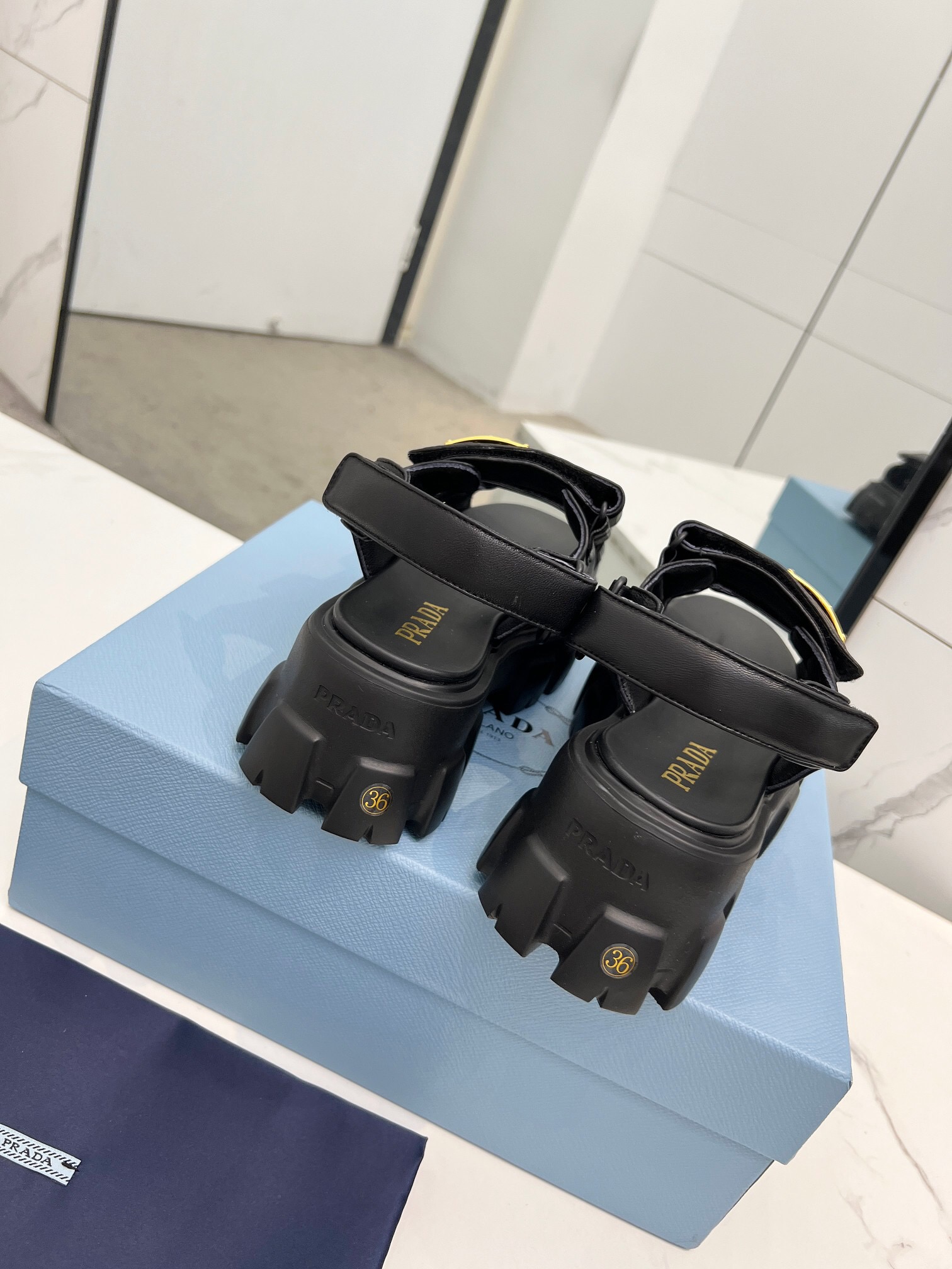 Prada 2024 New Monolith sandals Size 36-41