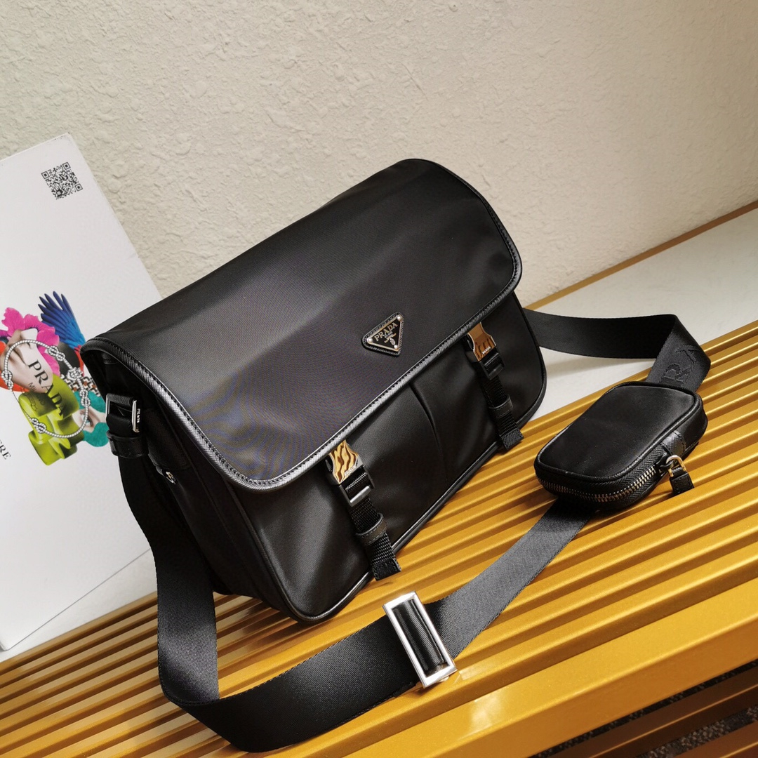 Prada 2VD768 Re-Nylon Mens Shoulder Bags Size 32*24*12cm