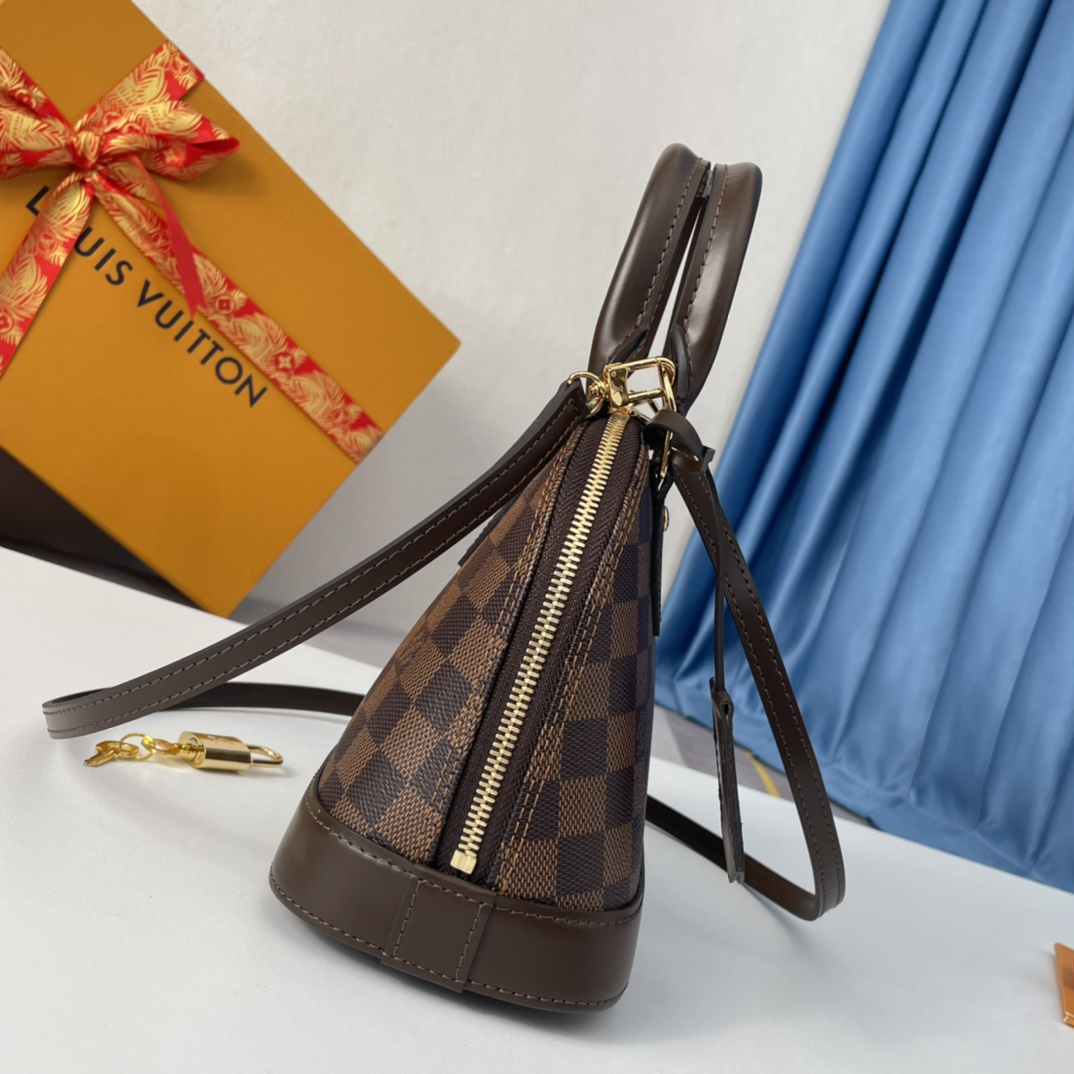 Louis Vuitton N41221 Alma Women Bags Size 23.5*17.5*11.5cm