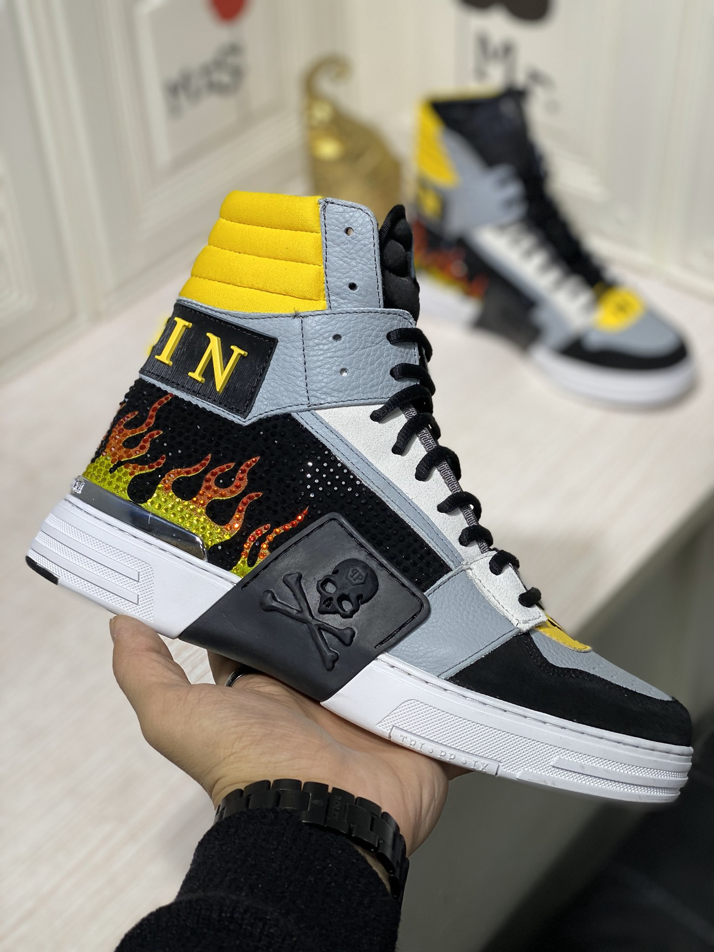 Philipp Plein Mens Outdoor Sneakers Shoes 38 - 45