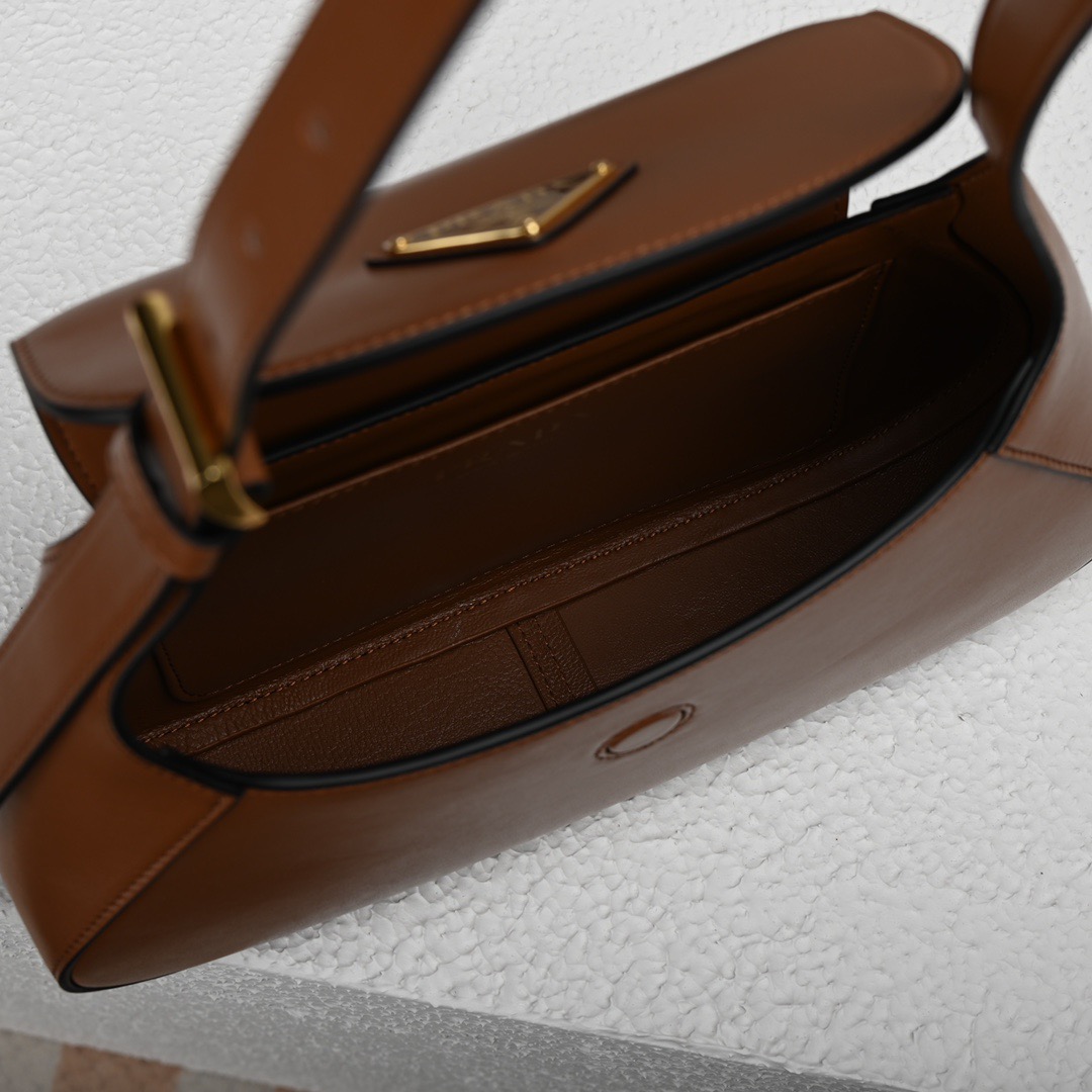 Prada 1BD358 Small Leather Women Shoulder Bags Size 25*15*5.5cm