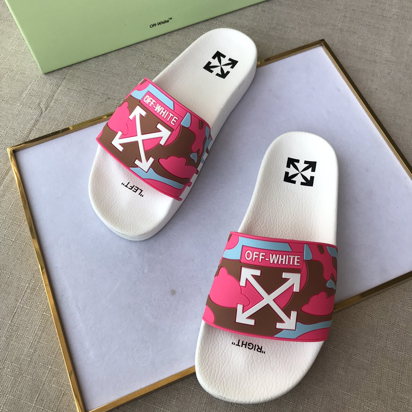 OFF White Mens Women Sandals Gr. 36-46