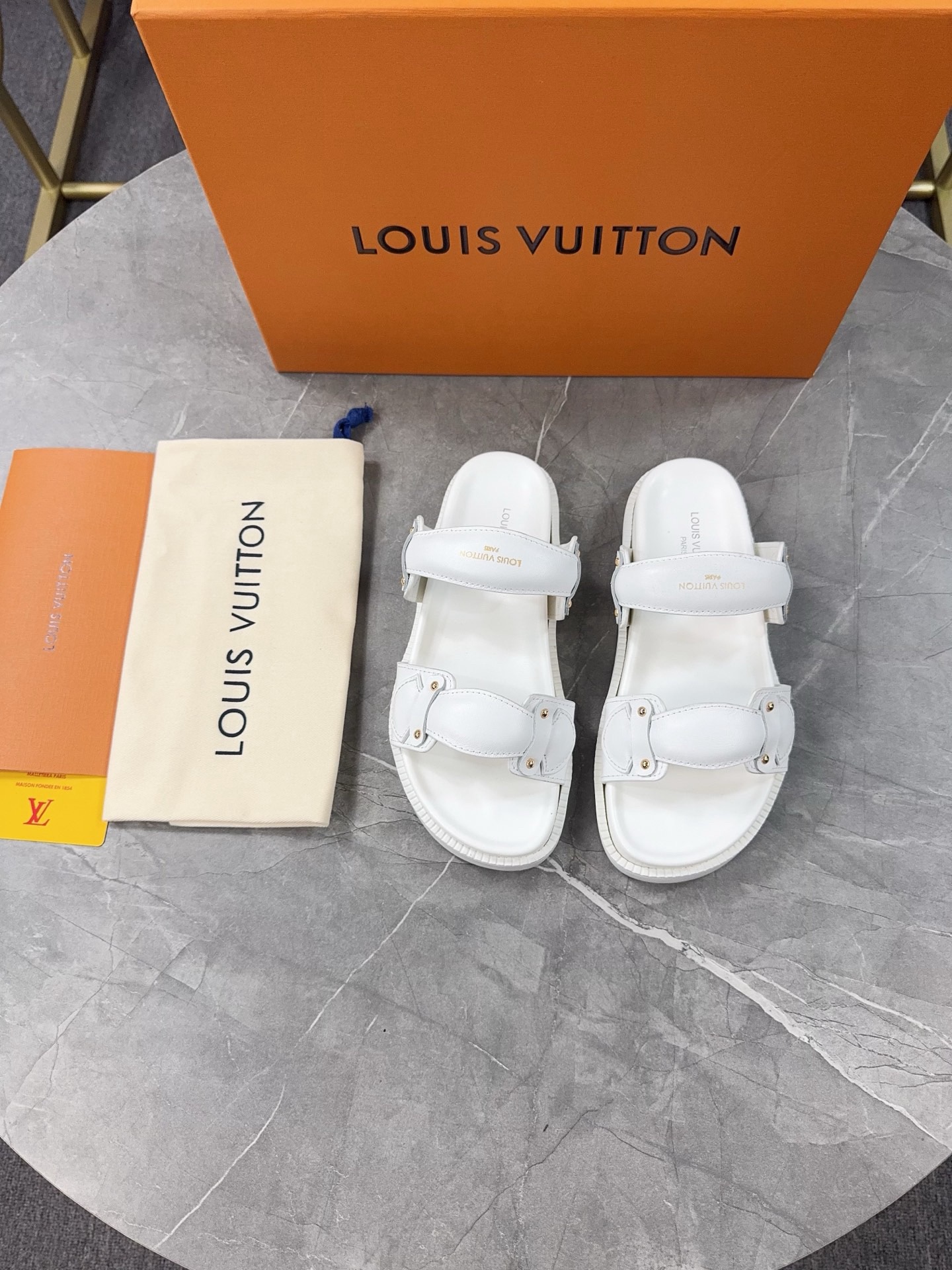 Louis Vuitton Pool Pillow Flat Comfort Slippers Size 36-46