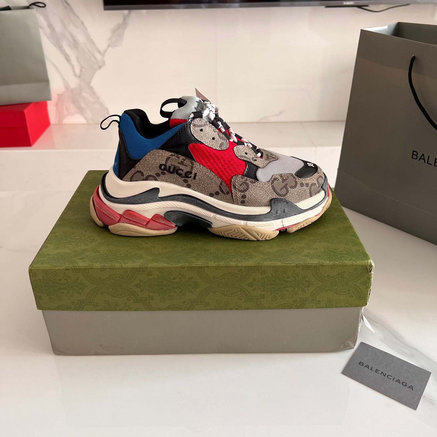 Balenciaga & Gucci Triple S Sneaker Unisex Size 35-45