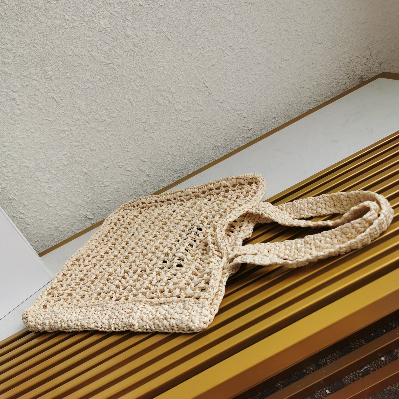 Prada 1BG393 Raffia Tote Shopping Bags Size 36*38*3cm