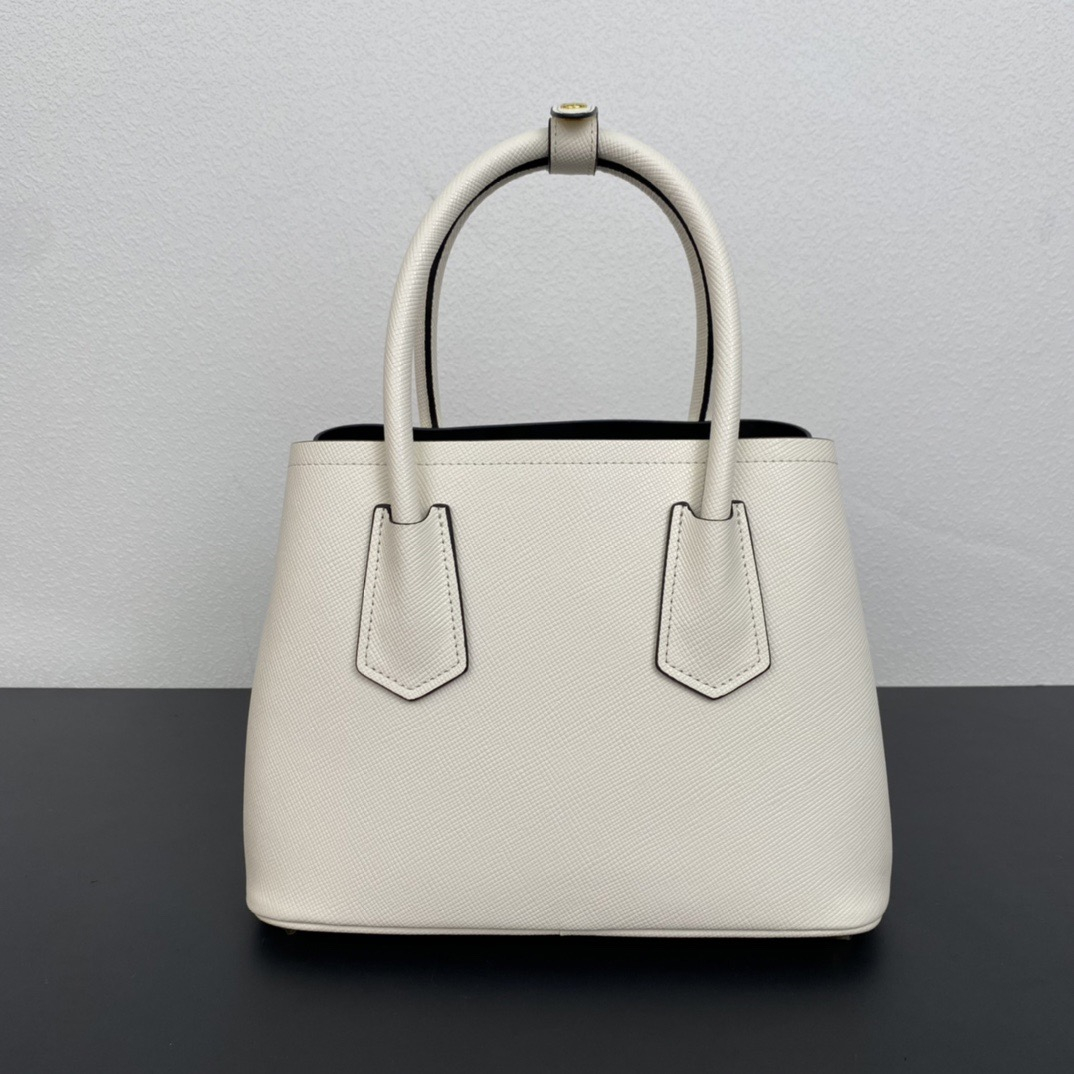 Prada 1BG443 Double Saffiano Leather Women Shoulder Bags Size 25*18.5*12.5cm