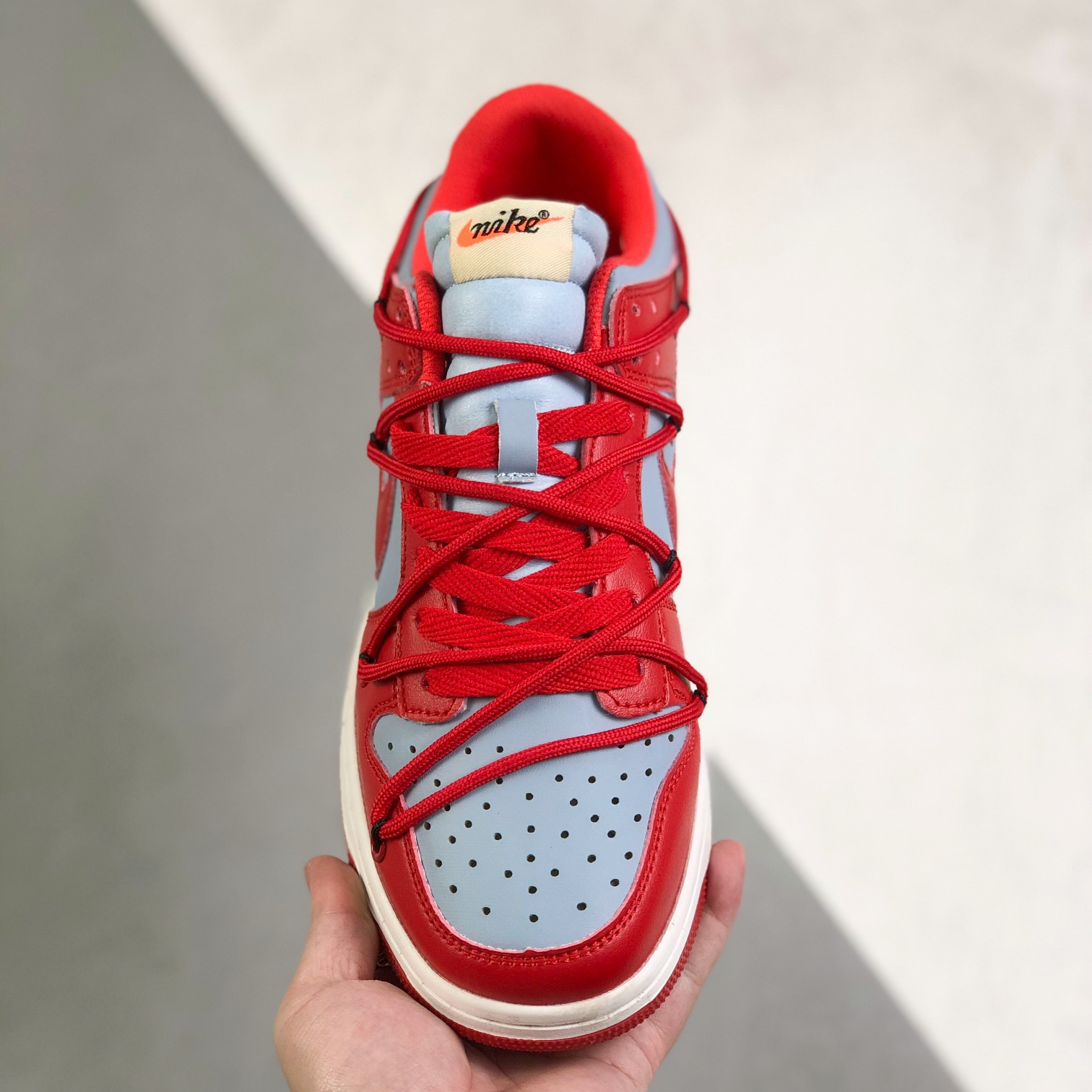 Nike SB Dunk x Off White Low Top Mens/Women Sneakers Shoes White Red 36 - 46