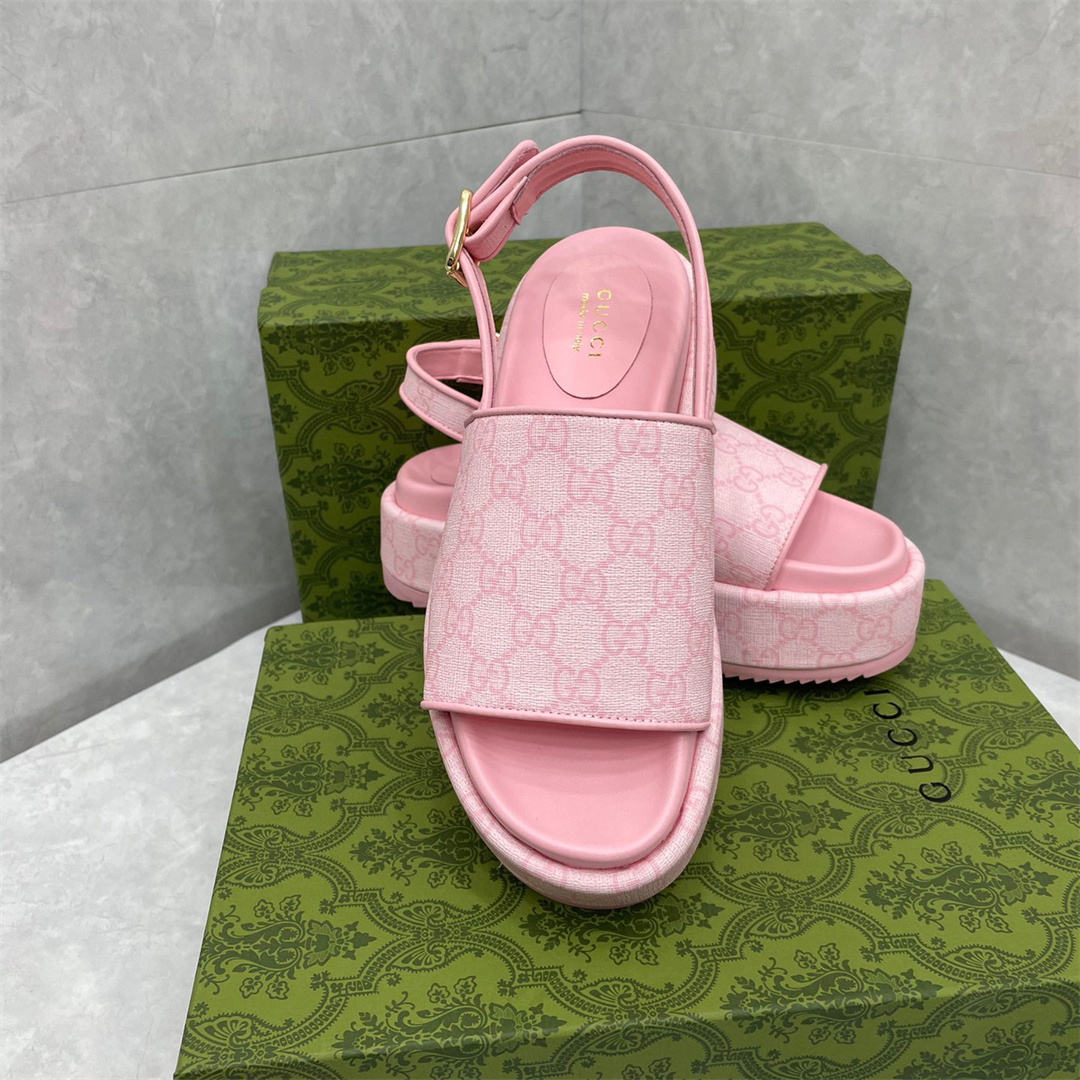 Gucci Platform GG Sandal Slippers Size 36-41