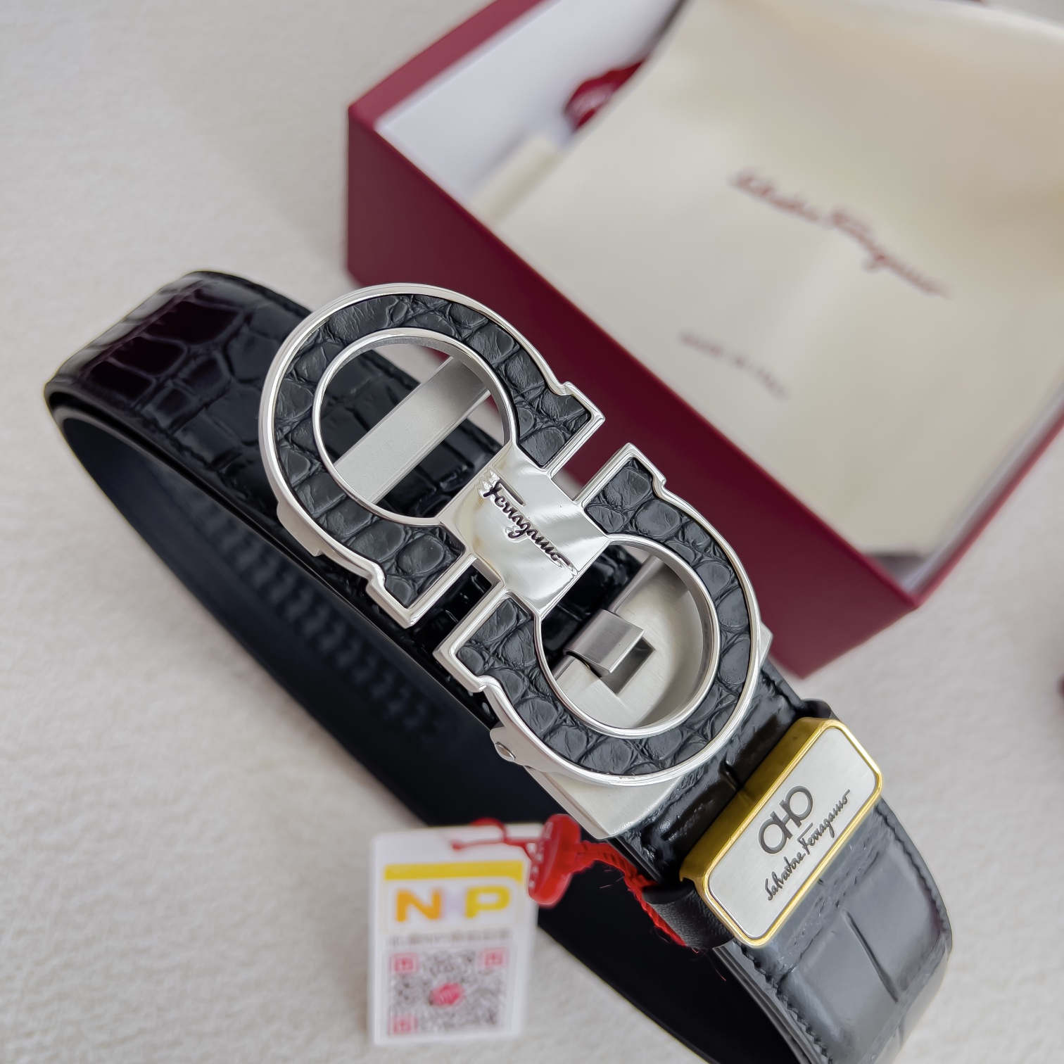 Ferragamo Mens Belt Width 3.5cm