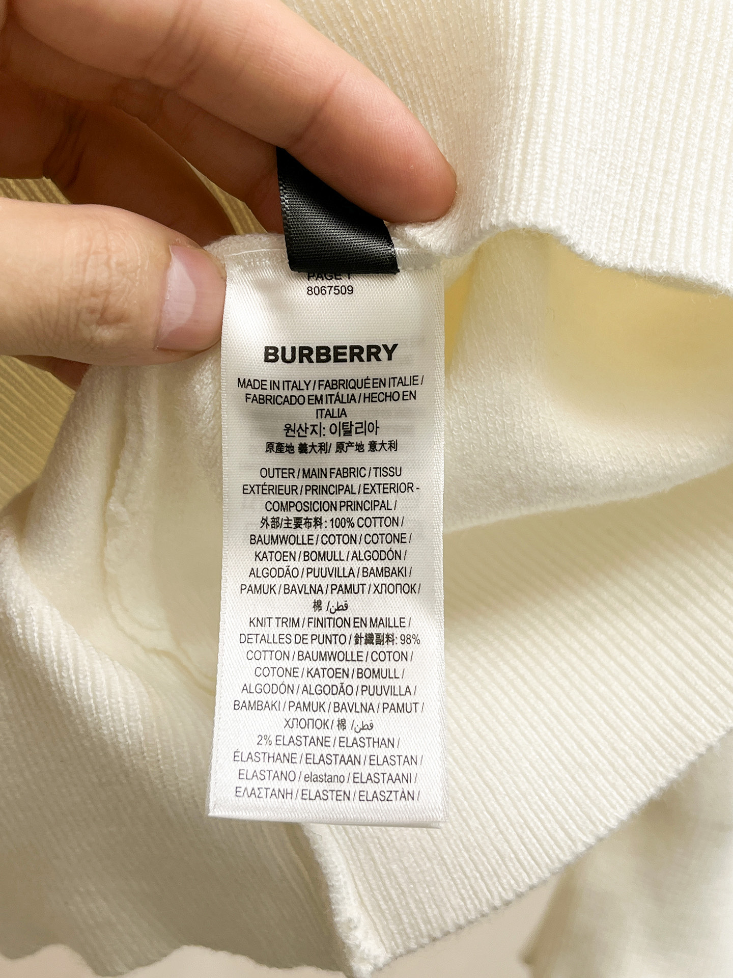 Burberry Unisex Sweatshirt Size M-XXXL