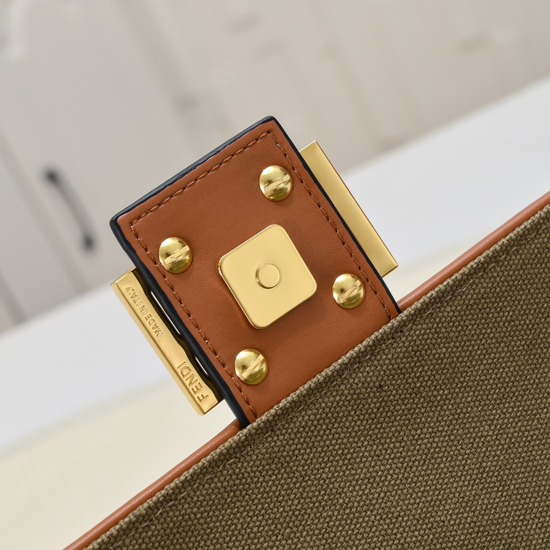 Fendi Baguette FF Women Shoulder Bags 27*6*14cm