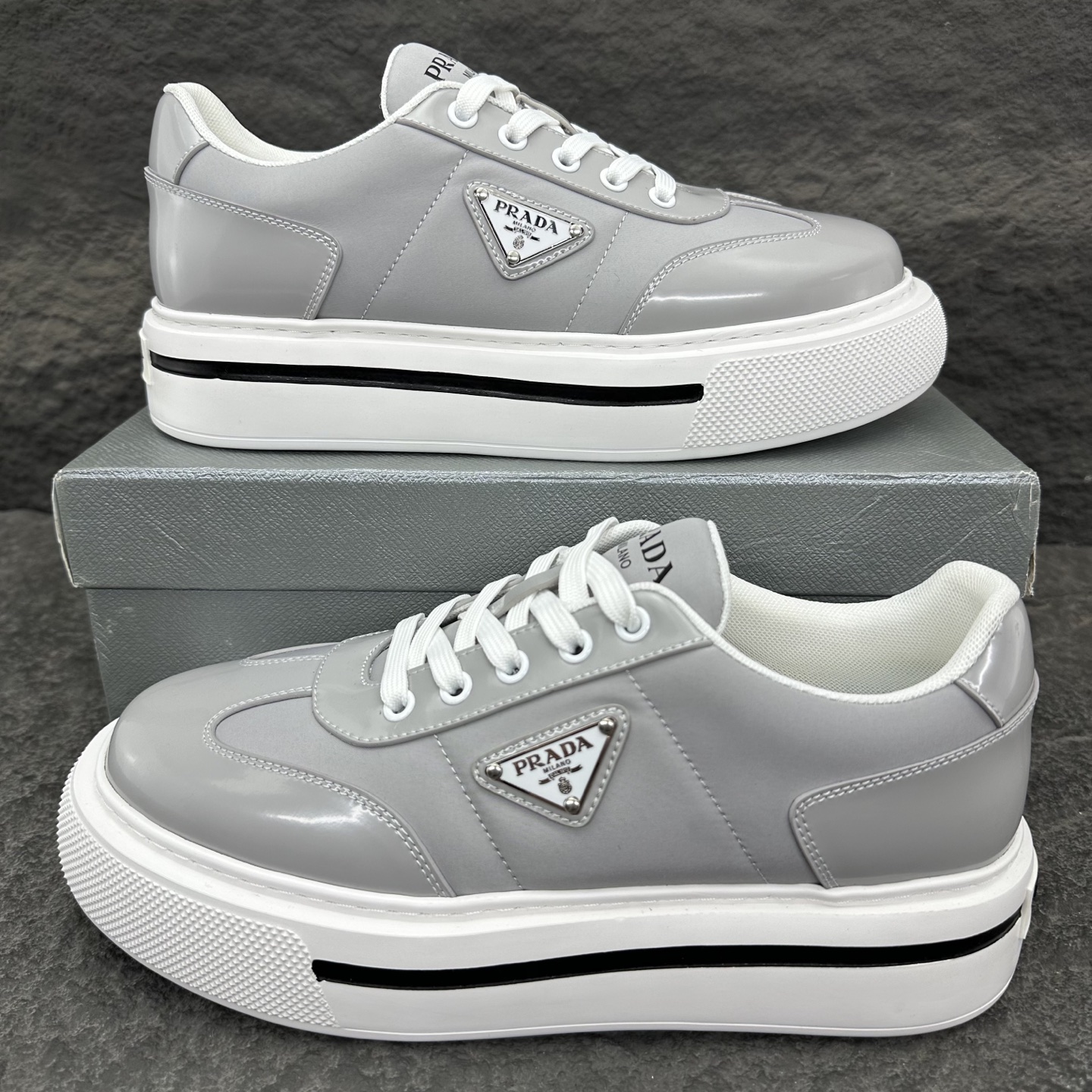 Prada 25ss Macro Re-Nylon Sneaker Size 39-46