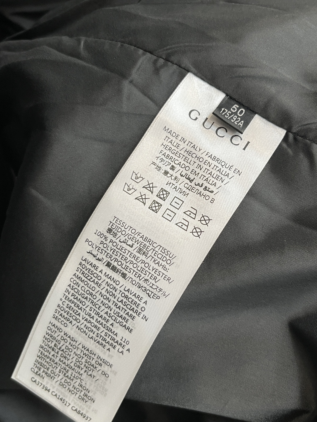 Gucci 25ss Unisex Jacket Size M-XXXL