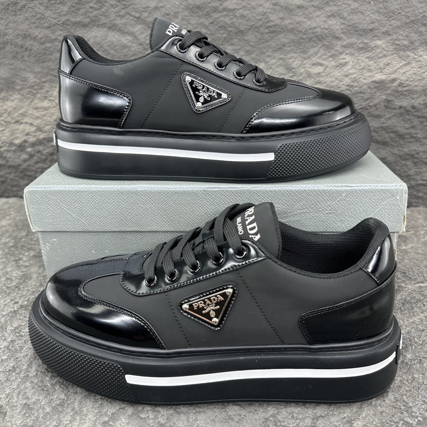 Prada 25ss Macro Re-Nylon Sneaker Size 39-46