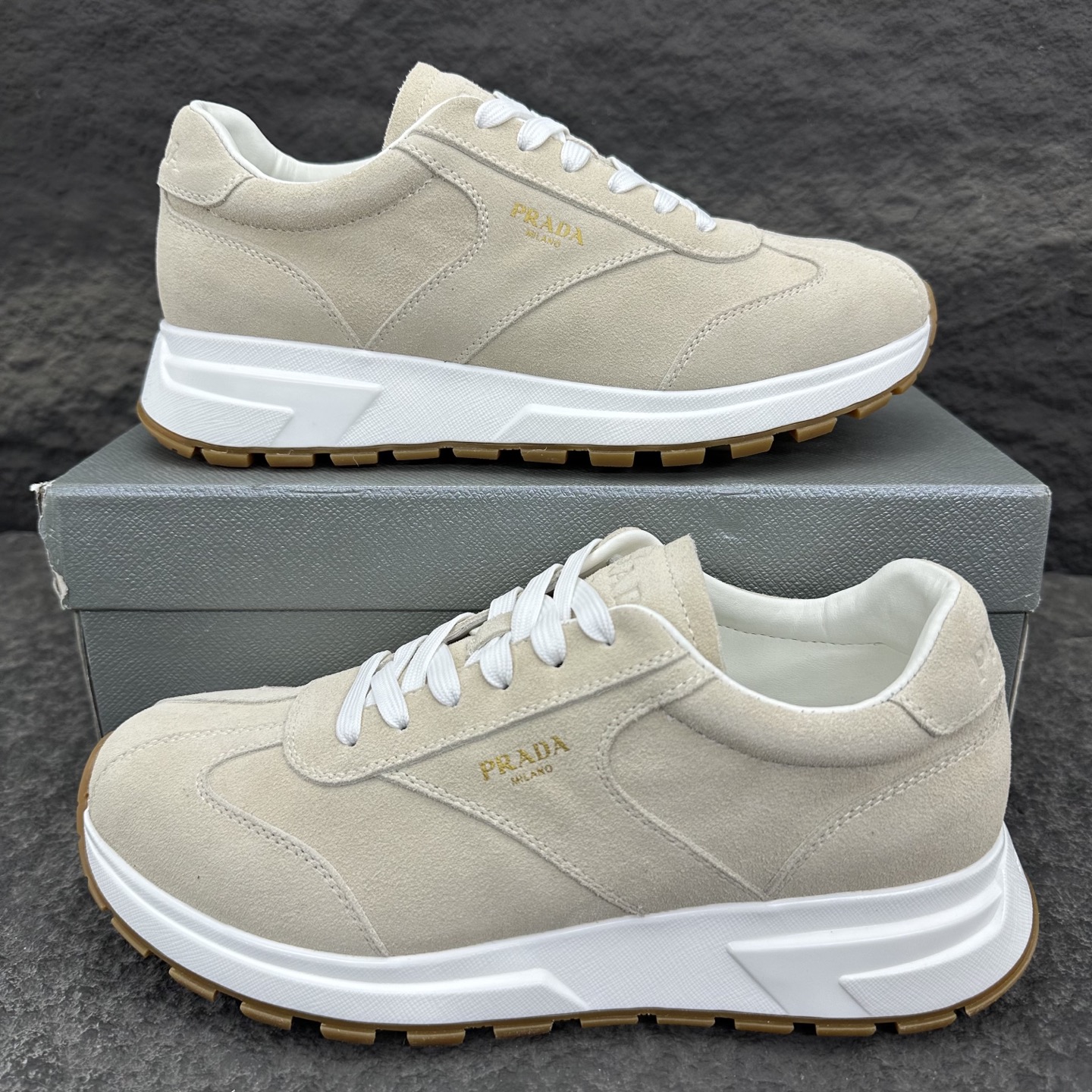 Prada 25ss Macro Re-Nylon Sneaker Size 39-46